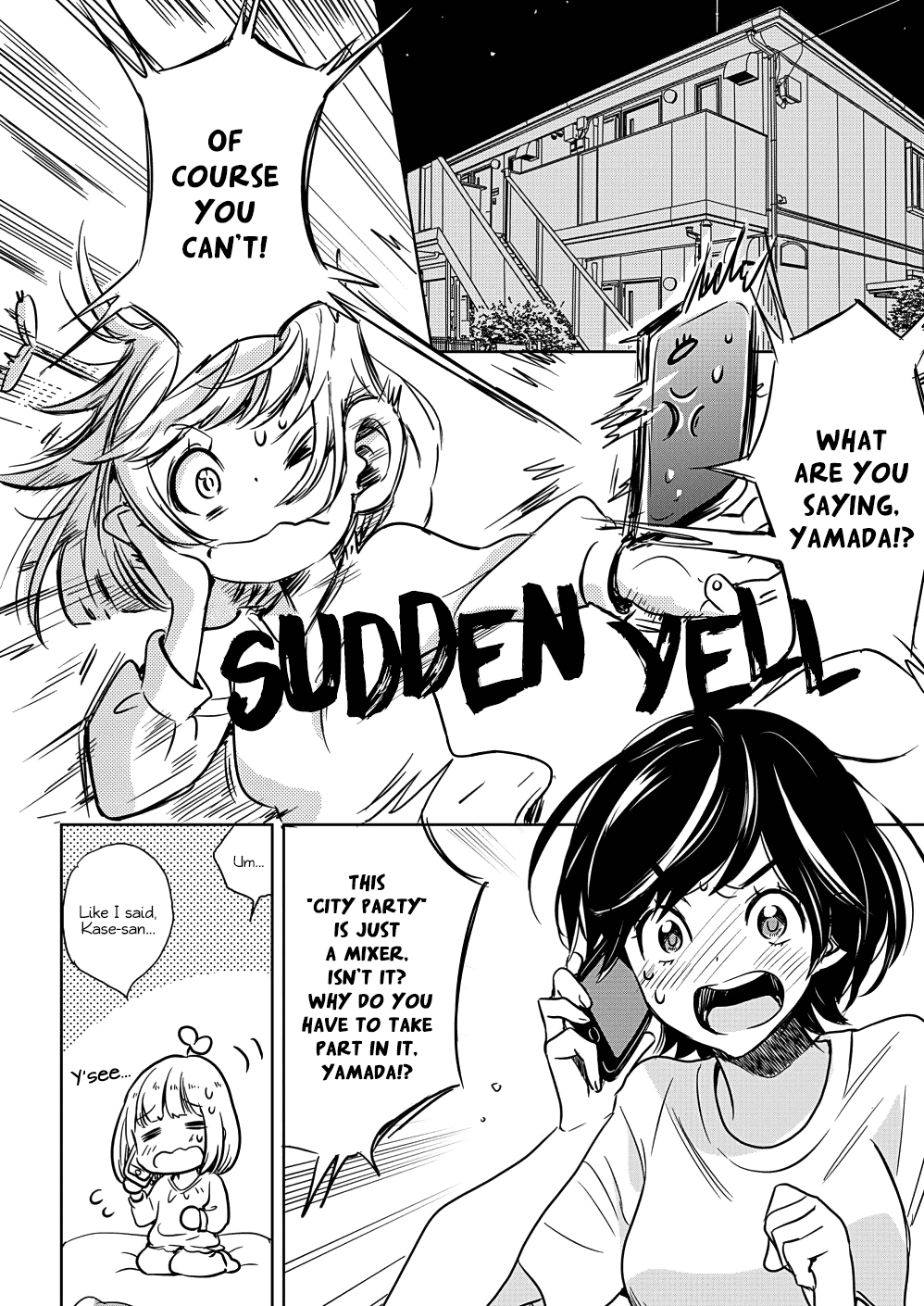 Yamada to Kase-san Chapter 7 page 2 - Chapter 7: Roommate and Kase-san