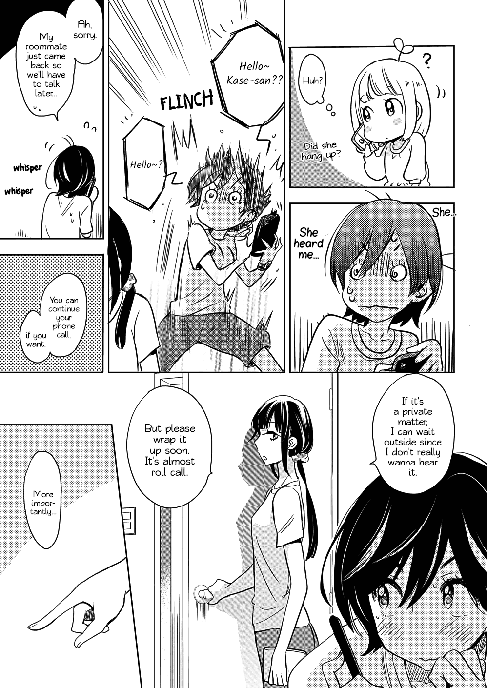 Yamada to Kase-san Chapter 7 page 9 - Chapter 7: Roommate and Kase-san