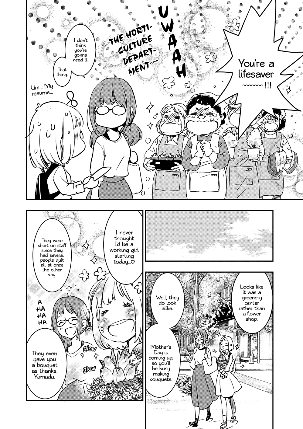 Yamada to Kase-san Chapter 9 page 17 - Chapter 9: Bouquet and Kase-san