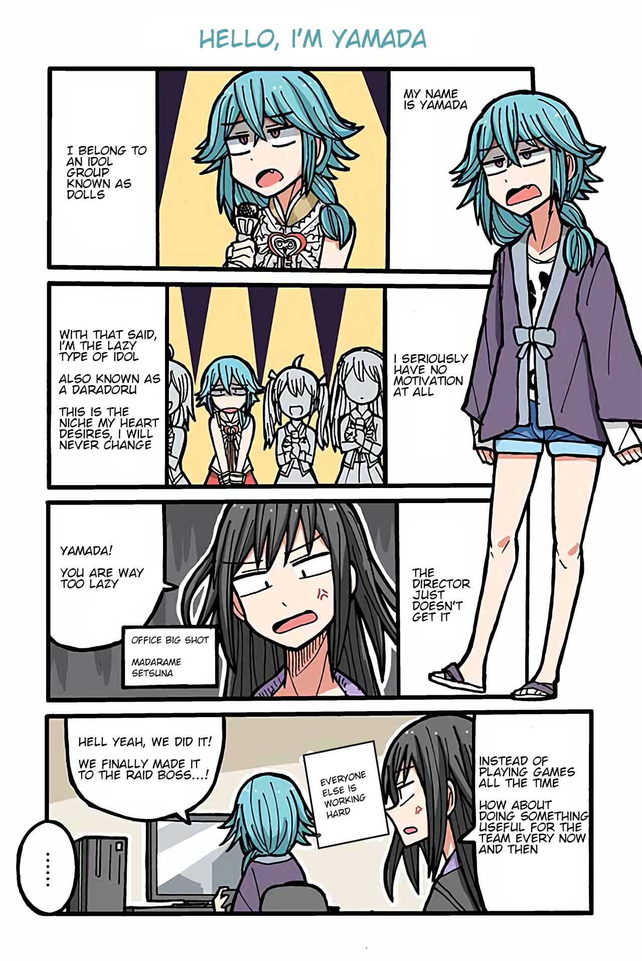 Yamada's Life as a Lazy Youtuber Chapter 1 page 1 - Chapter 1: Hello, I'm Yamada