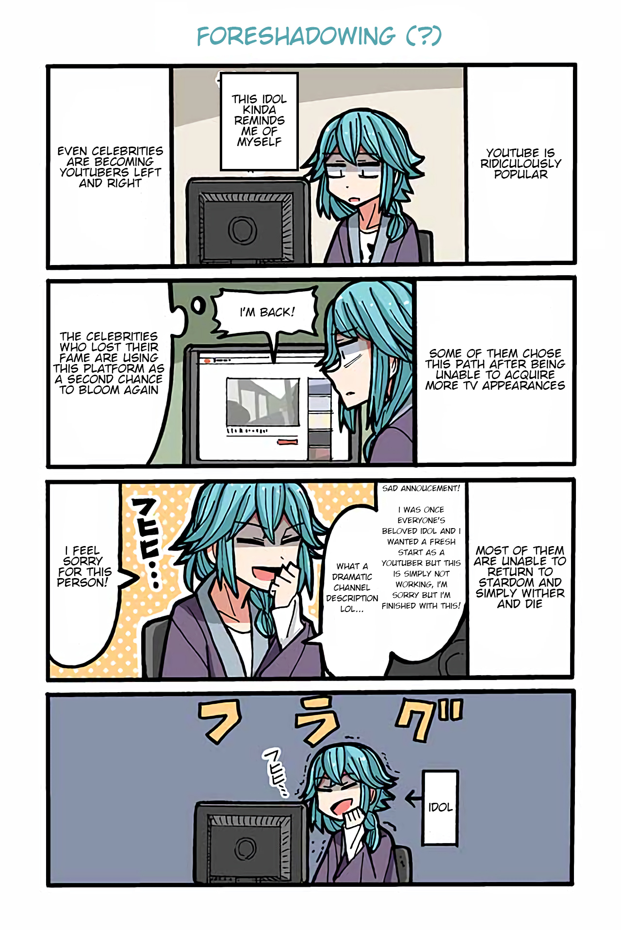 Yamada's Life as a Lazy Youtuber Chapter 10 page 1 - Chapter 10: Foreshadowing (?)