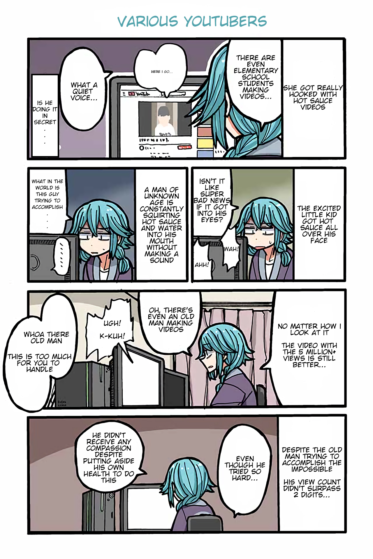 Yamada's Life as a Lazy Youtuber Chapter 5 page 1 - Chapter 5: Various Youtubers