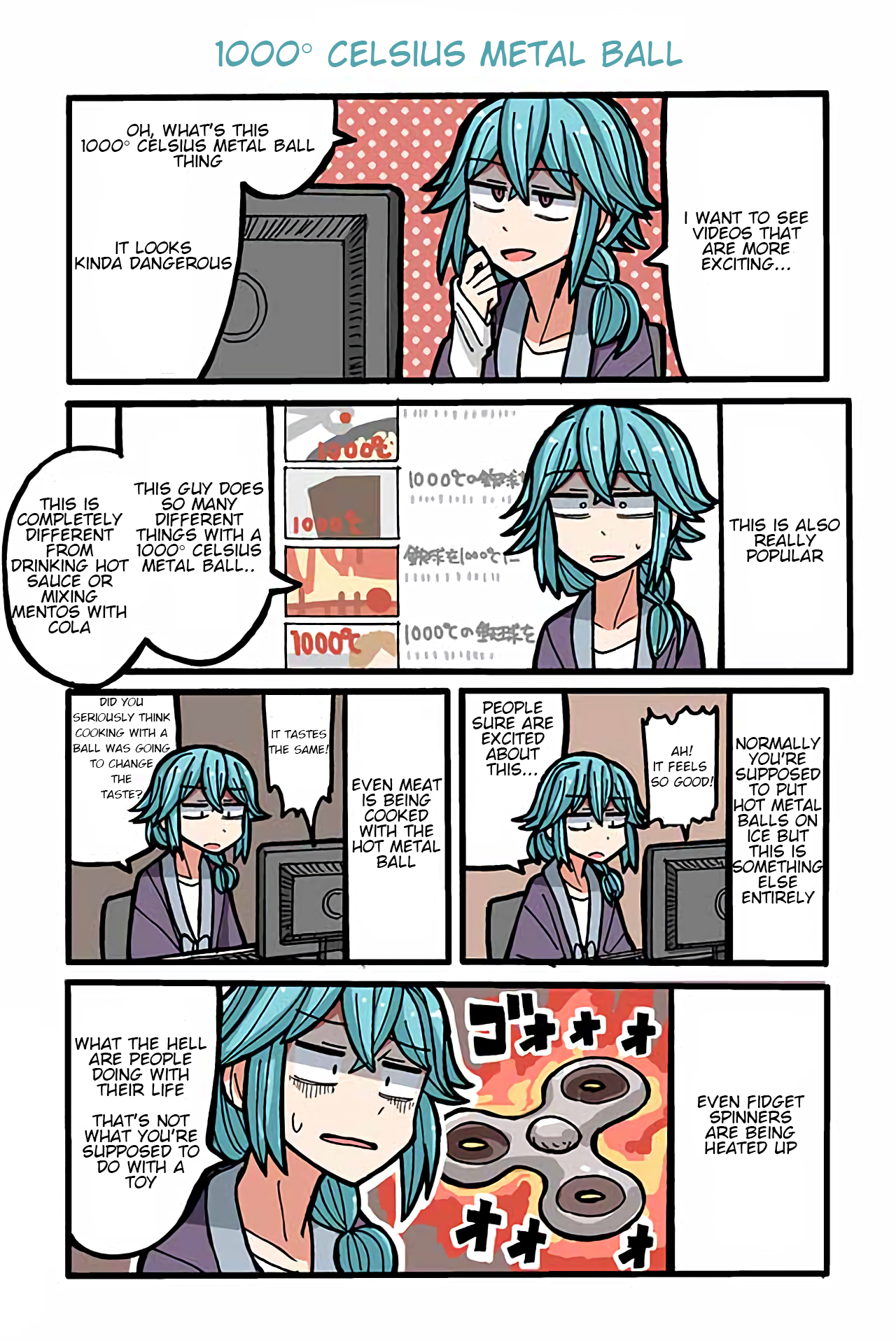 Yamada's Life as a Lazy Youtuber Chapter 7 page 1 - Chapter 7: 1000° Celsius Metal Ball