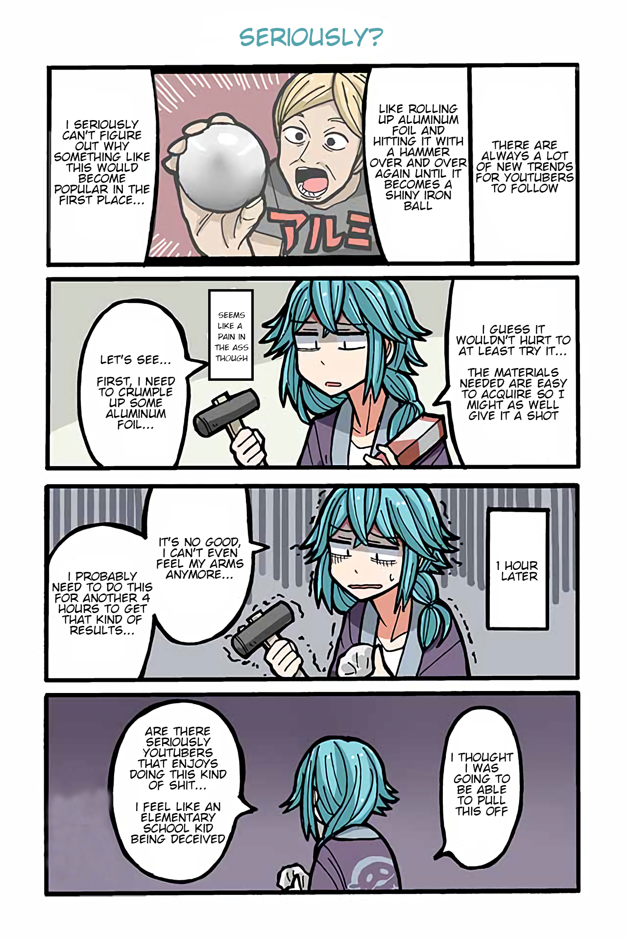 Yamada's Life as a Lazy Youtuber Chapter 8 page 1 - Chapter 8: Seriously?