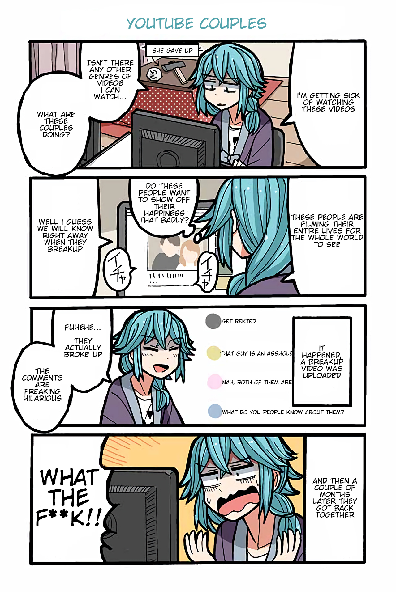 Yamada's Life as a Lazy Youtuber Chapter 9 page 1 - Chapter 9: Youtube Couples