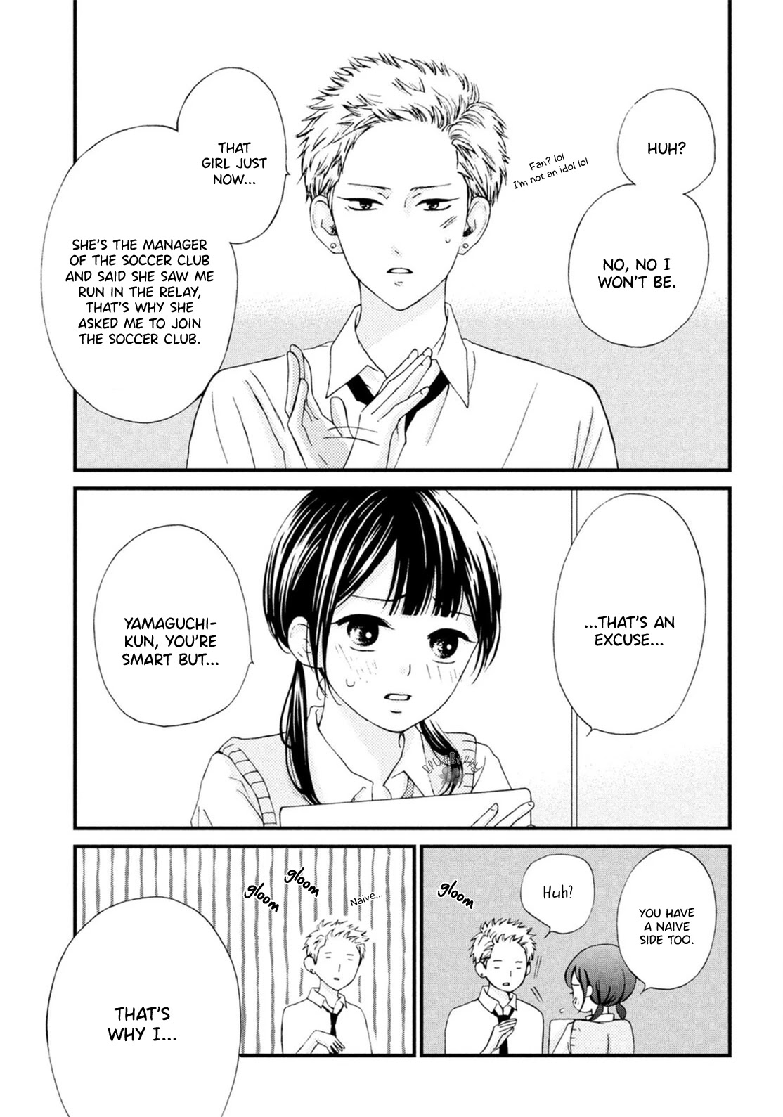 Yamaguchi-kun wa warukunai Chapter 18 page 36 - Chapter 18