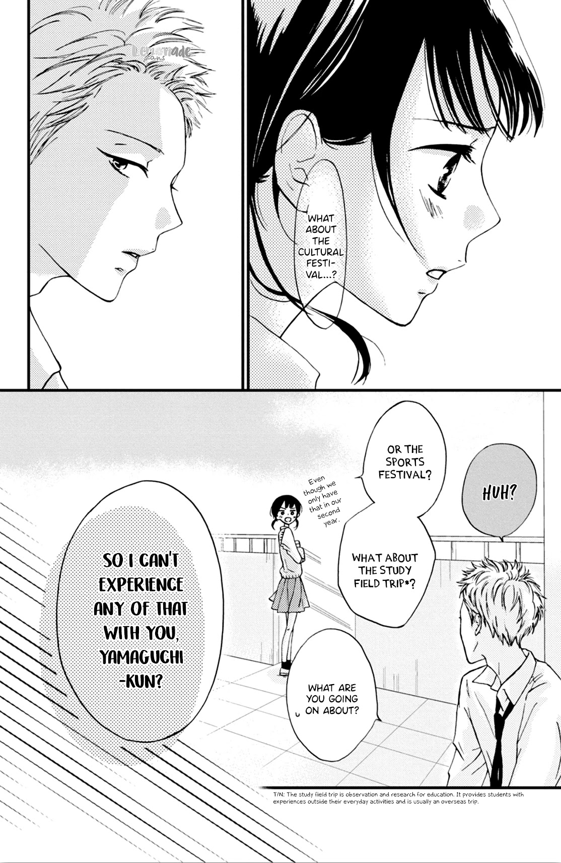 Yamaguchi-kun wa warukunai Chapter 3 page 28 - Chapter 3