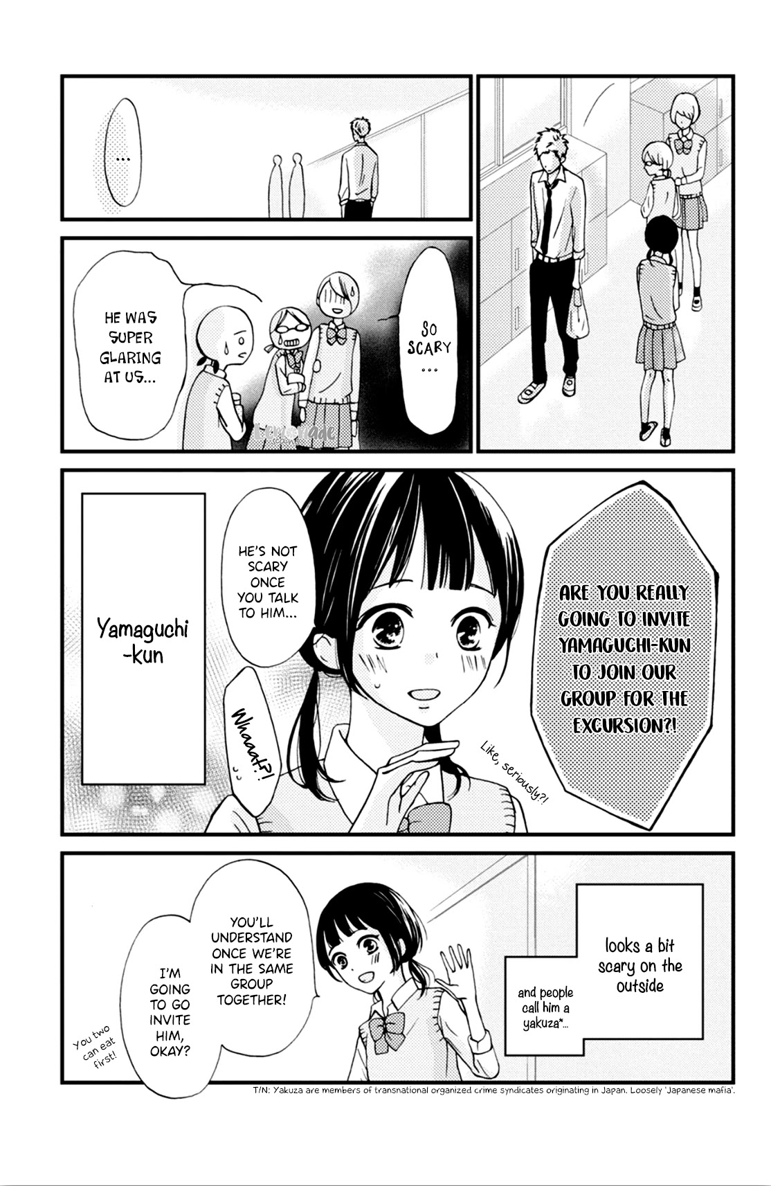 Yamaguchi-kun wa warukunai Chapter 3 page 7 - Chapter 3