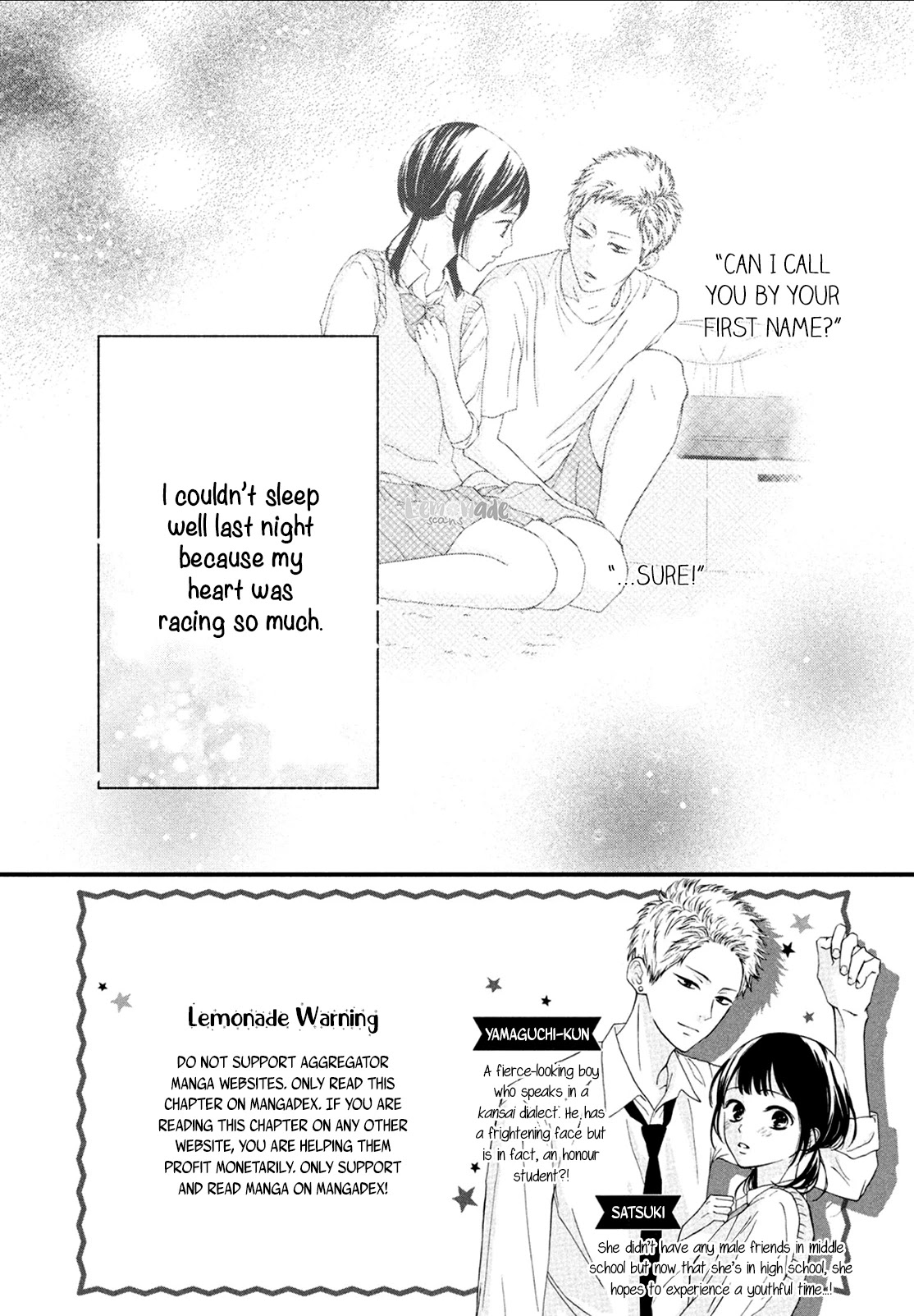 Yamaguchi-kun wa warukunai Chapter 7 page 5 - Chapter 7