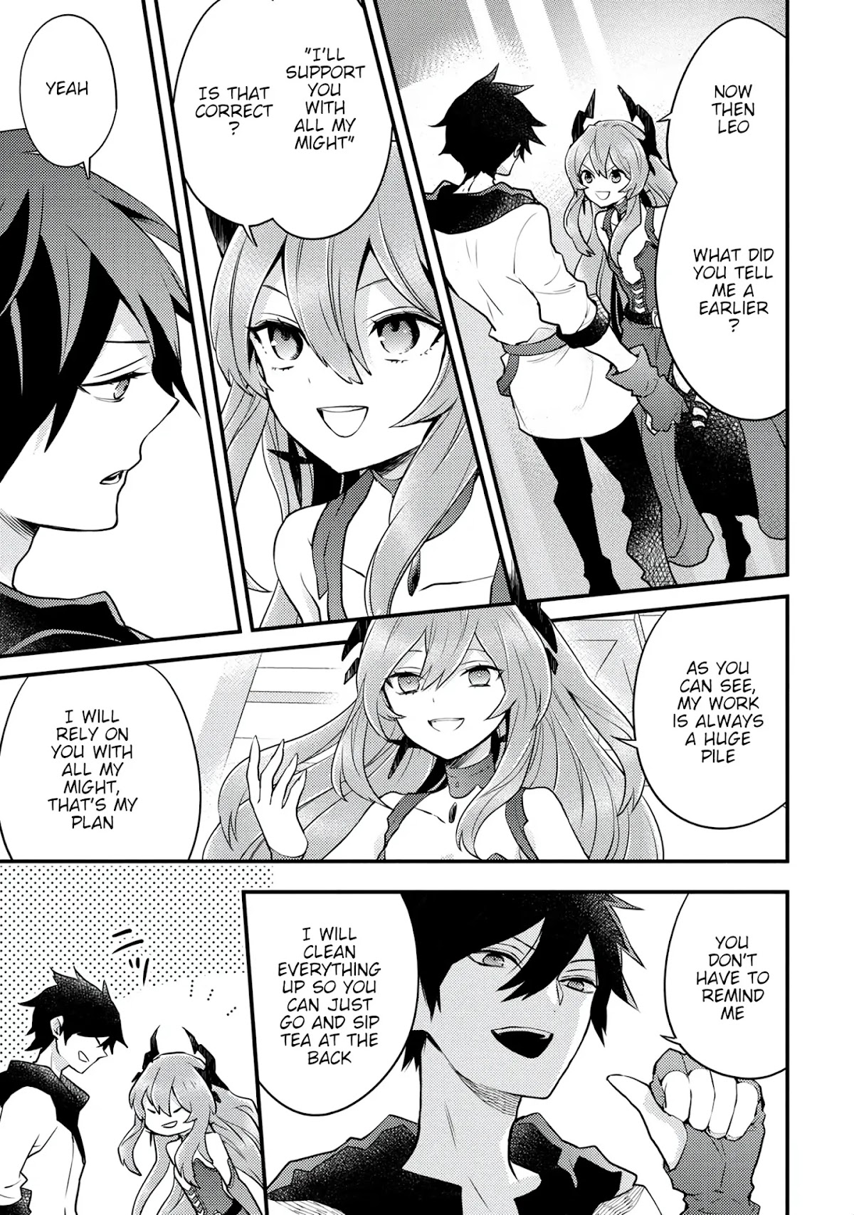 Yamemasu Tsugi No Shokuba Ha Mao Jo Chapter 16.1 page 16 - Chapter 16.1 - 16.2: Hero, Officially Employed ①