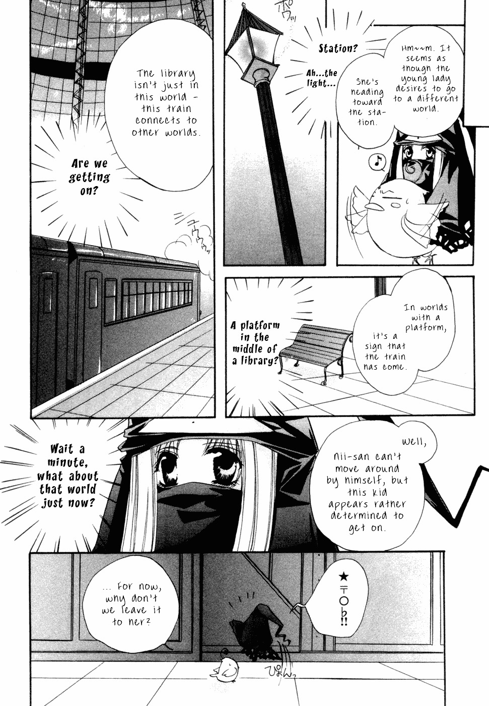 Yami to Boushi to Hon no Tabibito Chapter 2 page 10 - Chapter 2: From the Vehicle Window's World