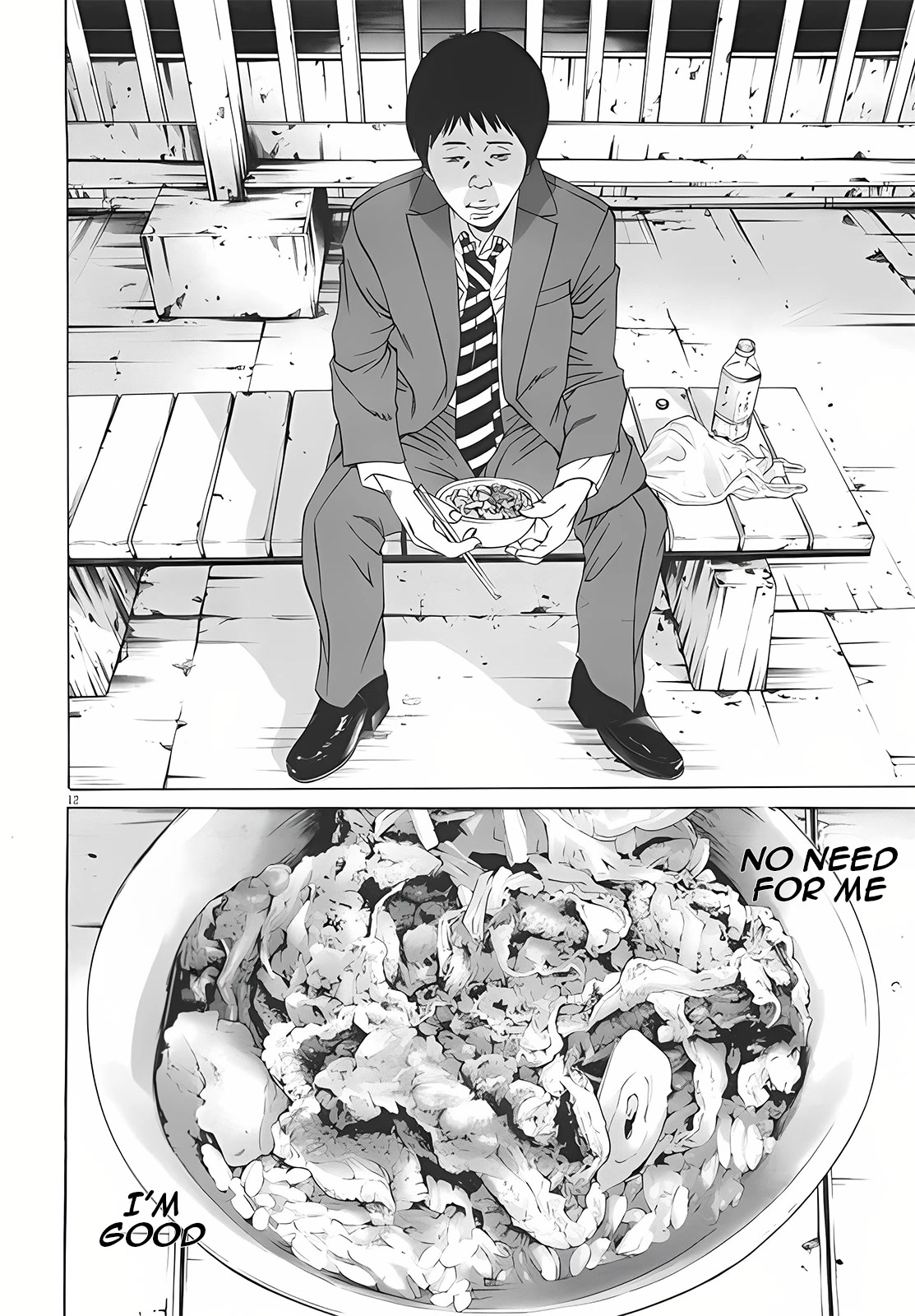 Yamikin Ushijima-kun Chapter 115 page 12 - Chapter 115: Salaryman-kun 24