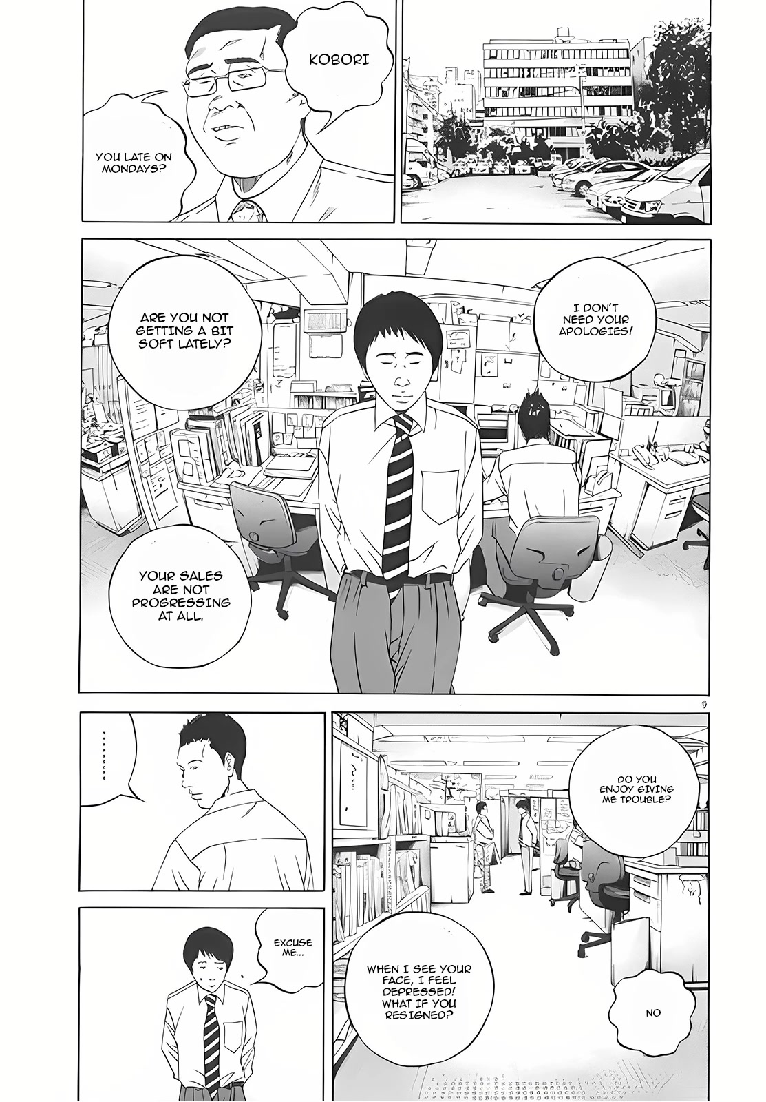 Yamikin Ushijima-kun Chapter 115 page 9 - Chapter 115: Salaryman-kun 24