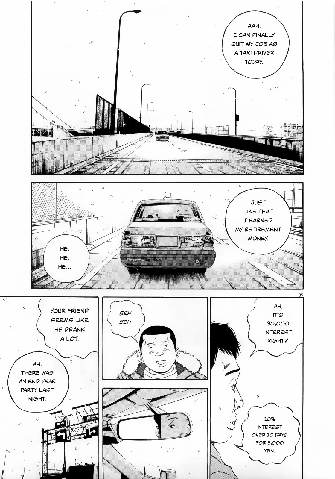 Yamikin Ushijima-kun Chapter 122 page 33 - Chapter 122: The Taxi Driver