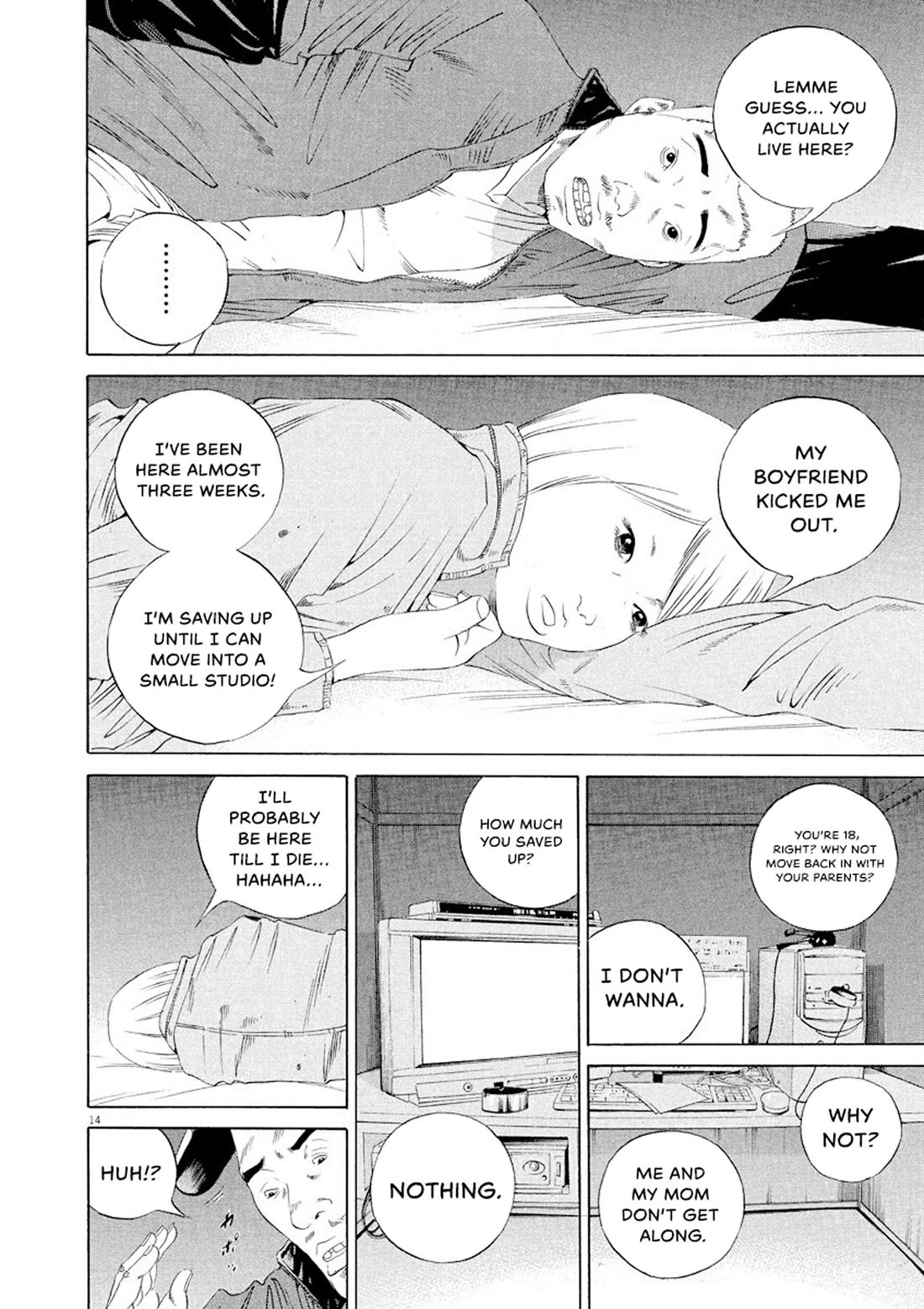 Yamikin Ushijima-kun Chapter 148 page 14 - Chapter 148: The Hotline Girl 2