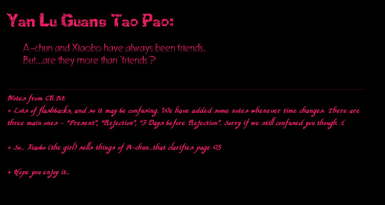 Yan Lu Guang Tao Pao Chapter 1.2 page 2 - Chapter 1 v2 : Yan Lu Guang Tao Pao