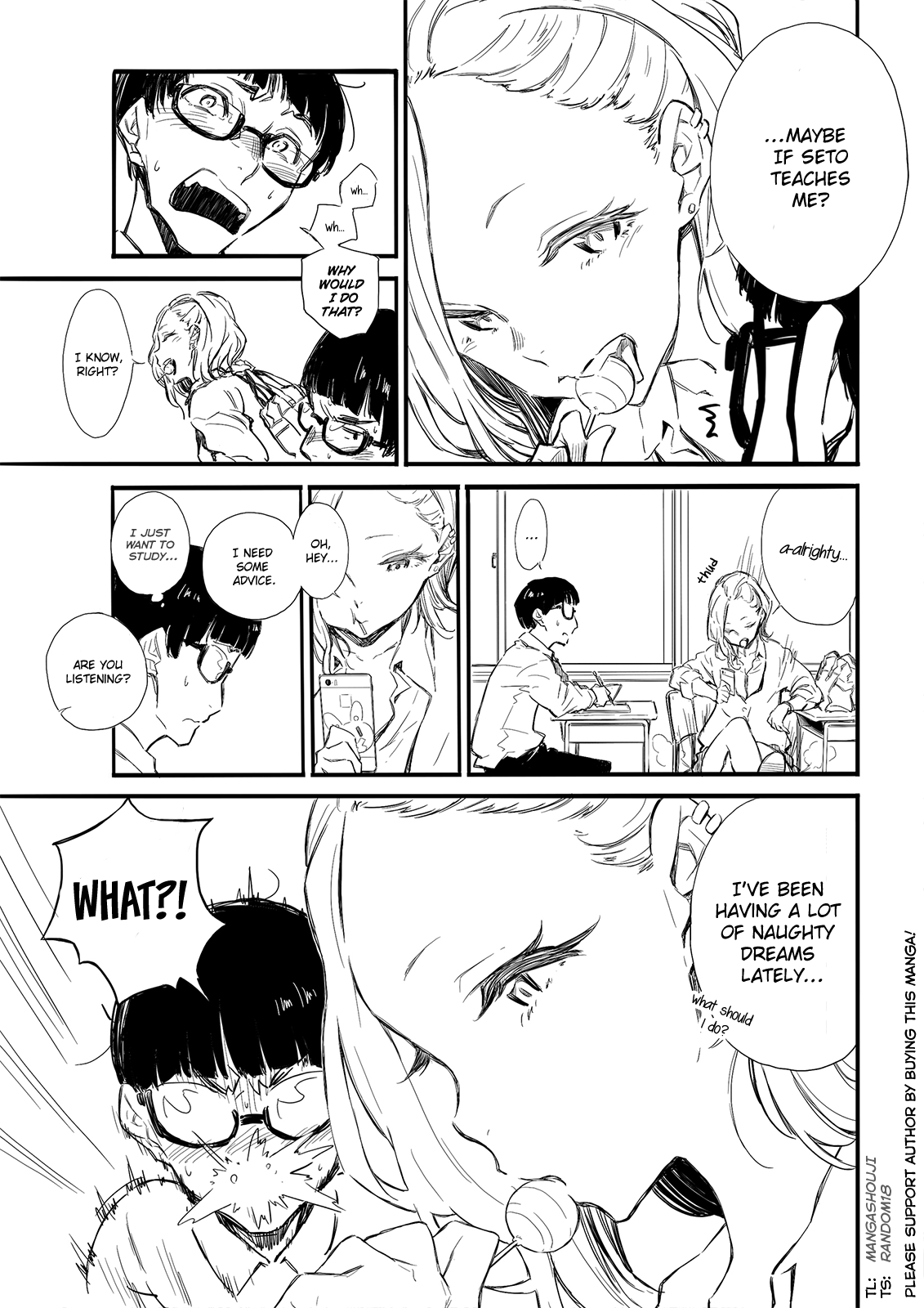Yancha Gal no Anjou-san (Web) Chapter 1 page 2 - Chapter 1: Pixiv Short