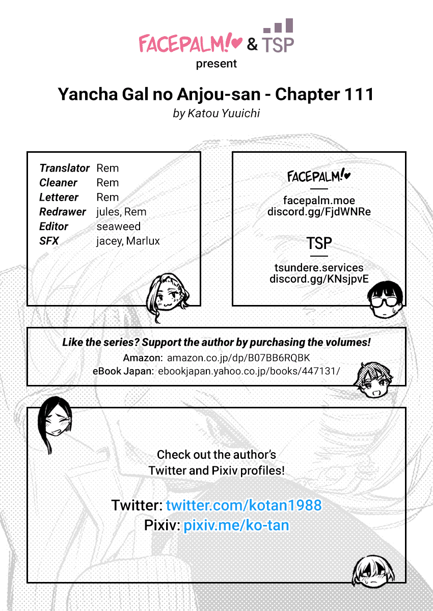 Yancha Gal no Anjou-san Chapter 111 page 14 - Chapter 111: Anjou-san Wants to Surprise Seto