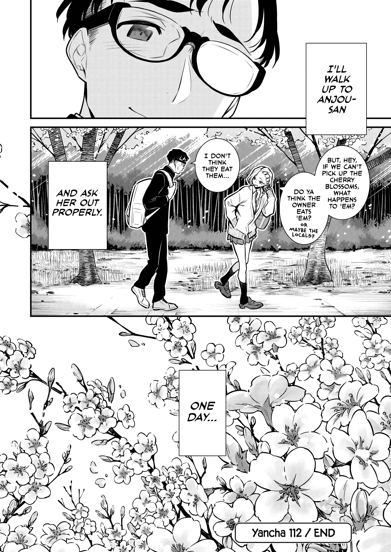 Yancha Gal no Anjou-san Chapter 112 page 13 - Chapter 112: Anjou-san Wants to Eat Cherry Blossoms