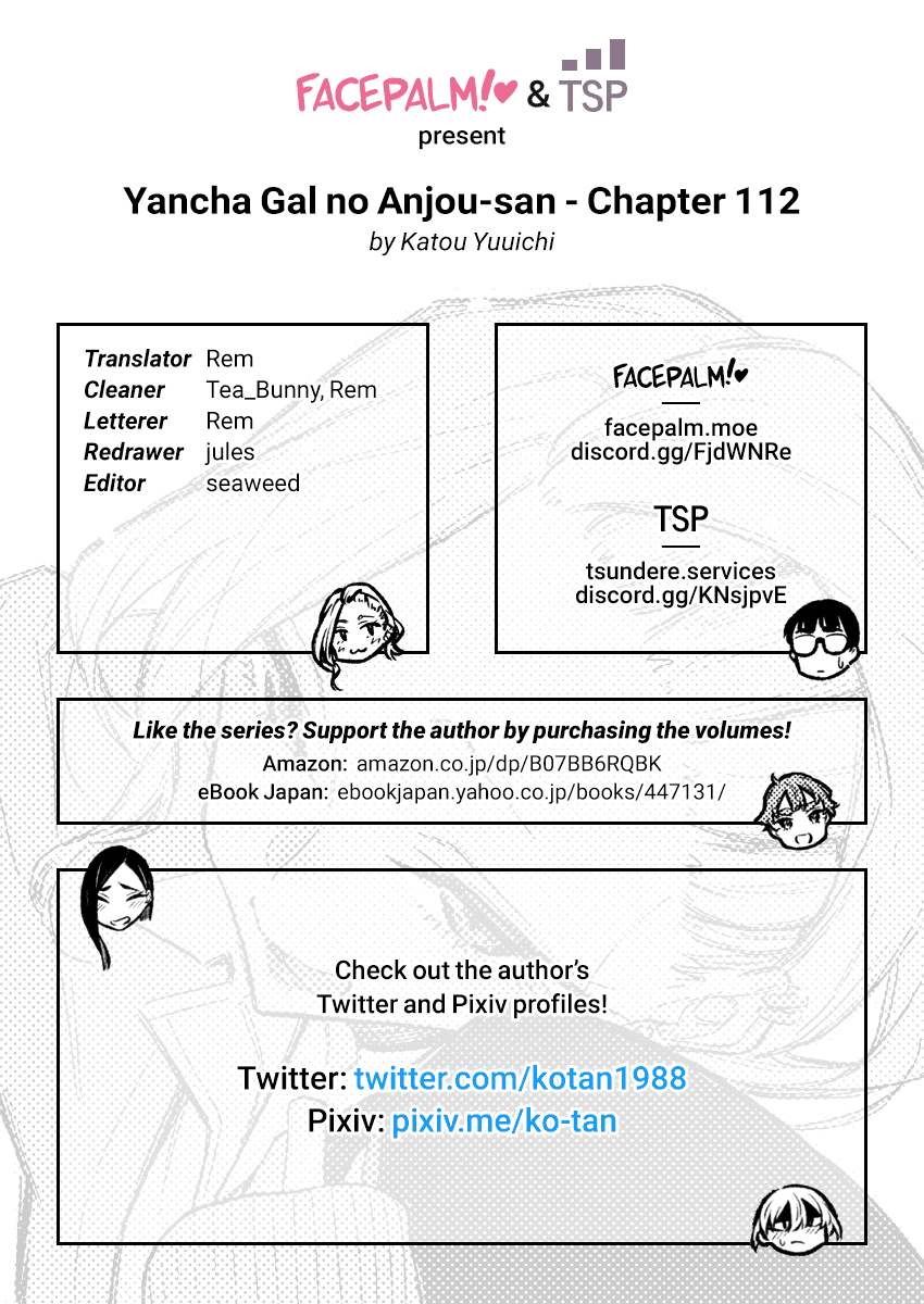 Yancha Gal no Anjou-san Chapter 112 page 14 - Chapter 112: Anjou-san Wants to Eat Cherry Blossoms