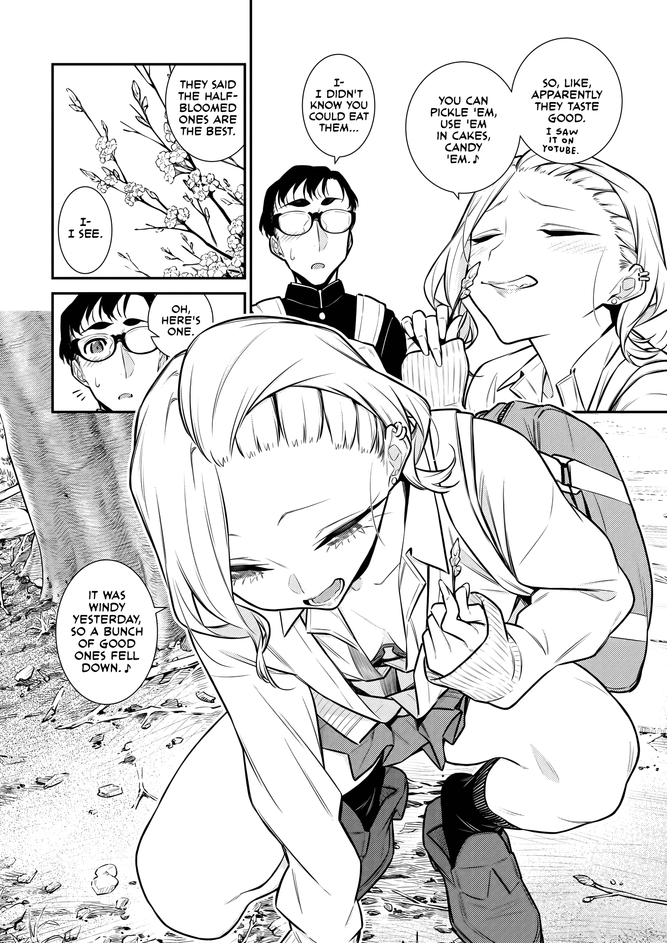 Yancha Gal no Anjou-san Chapter 112 page 4 - Chapter 112: Anjou-san Wants to Eat Cherry Blossoms