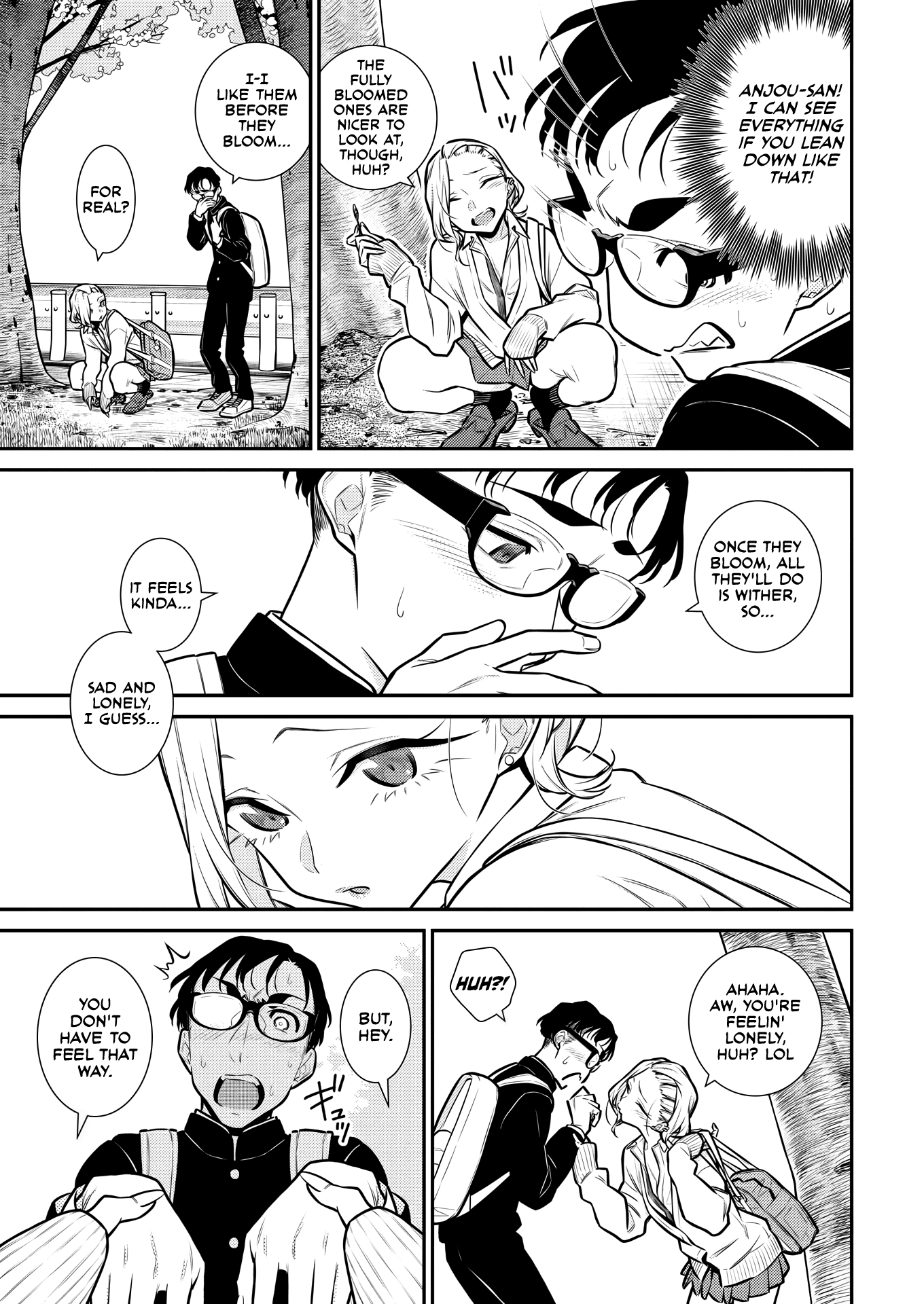 Yancha Gal no Anjou-san Chapter 112 page 5 - Chapter 112: Anjou-san Wants to Eat Cherry Blossoms