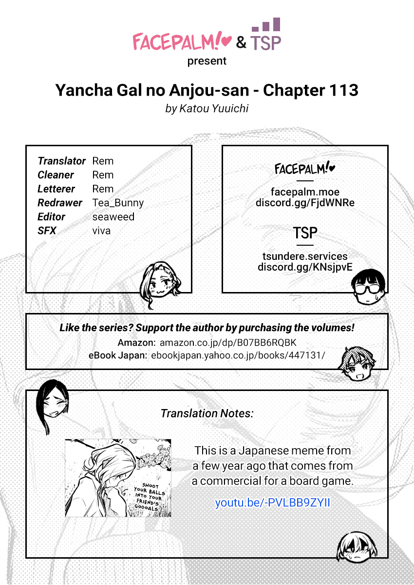 Yancha Gal no Anjou-san Chapter 113 page 14 - Chapter 113: Seto-kun Likes Anjou-san