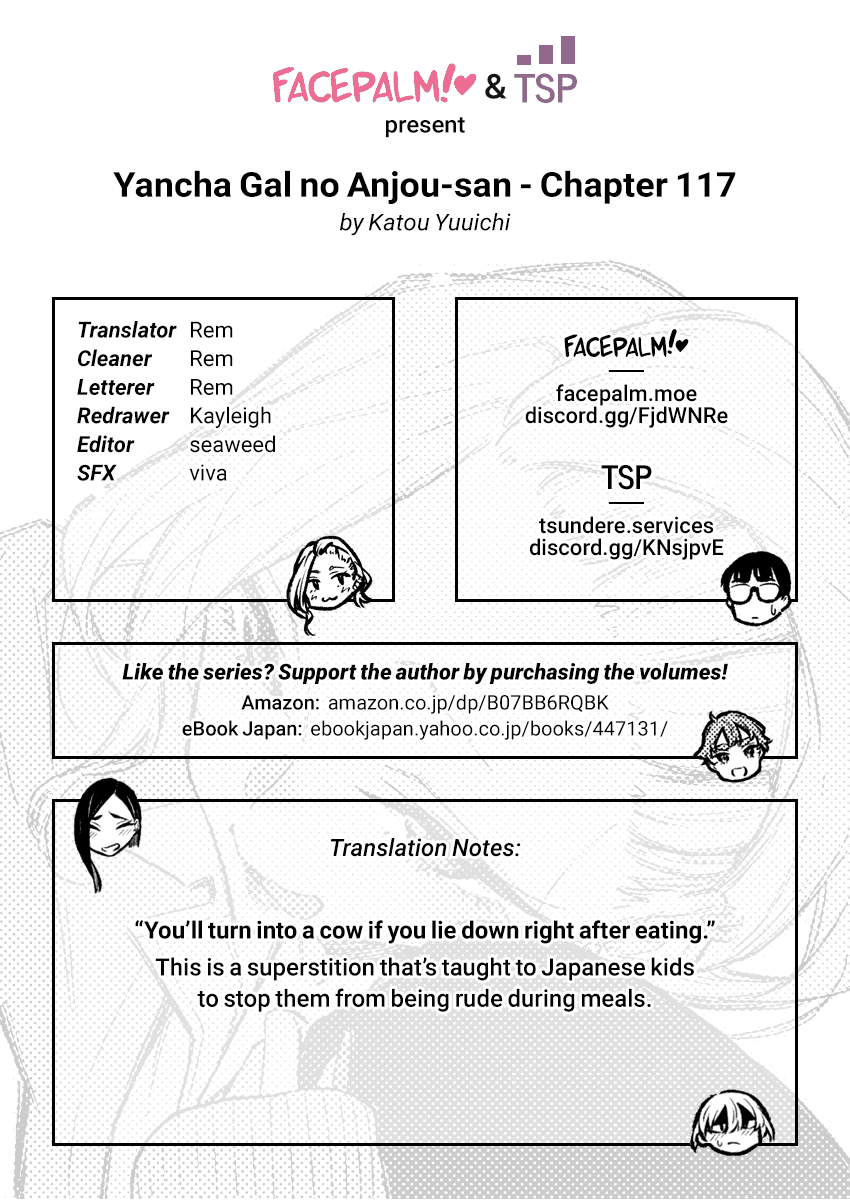 Yancha Gal no Anjou-san Chapter 117 page 12 - Chapter 117: Inuyama-kun Can't Believe It