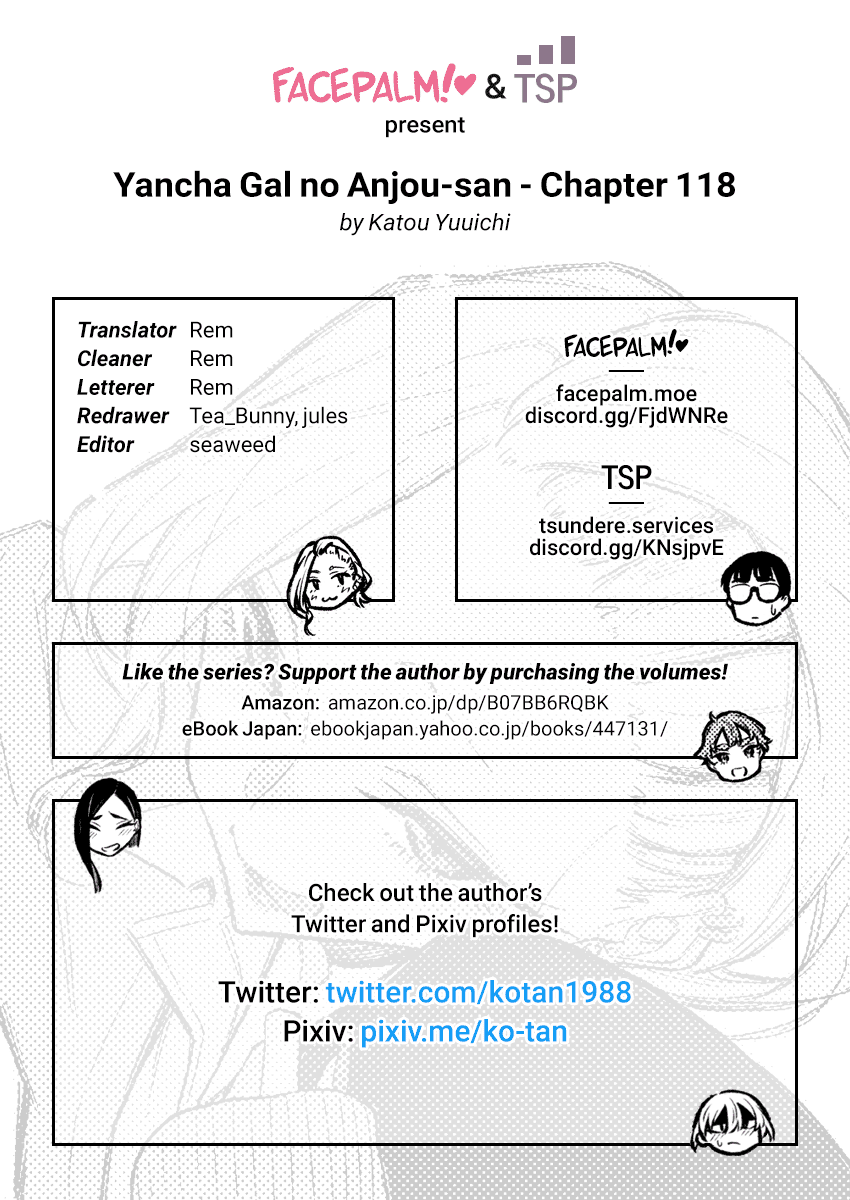 Yancha Gal no Anjou-san Chapter 118 page 15 - Chapter 118: Anjou-san Likes Giraffes