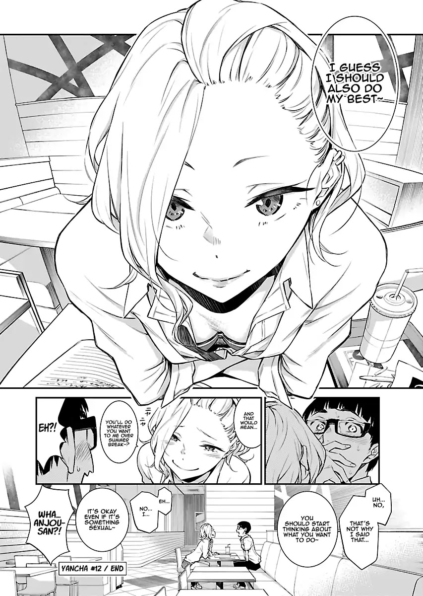 Yancha Gal no Anjou-san Chapter 12 page 10 - Chapter 12: Anjou-san Doesn't Want to Study