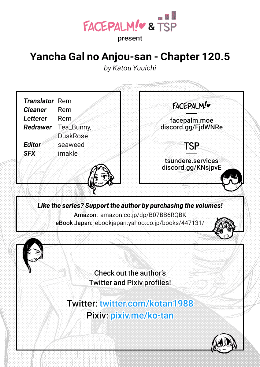 Yancha Gal no Anjou-san Chapter 120.5 page 13 - Chapter 120.5: Komaki-sensei's Great Day Off