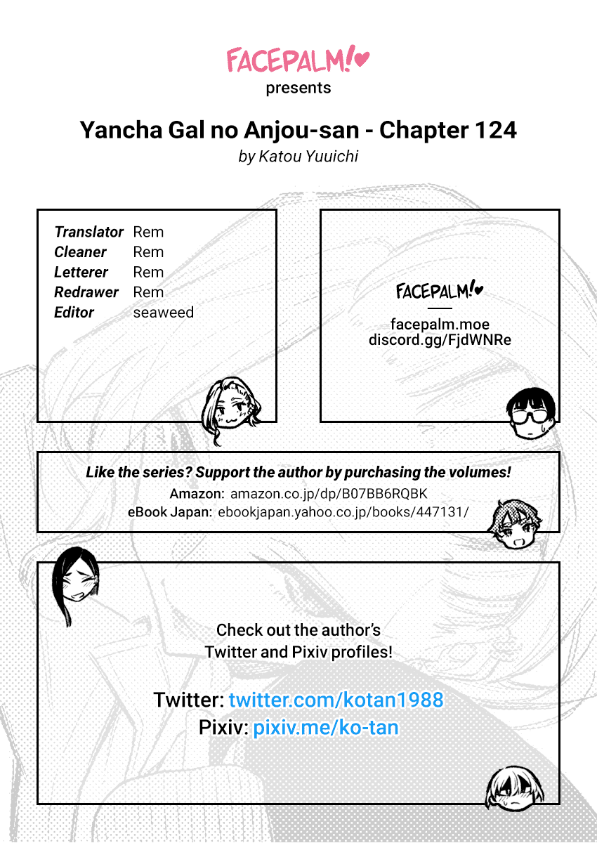 Yancha Gal no Anjou-san Chapter 124 page 14 - Chapter 124: Toyoda-san Lets Out a Sigh