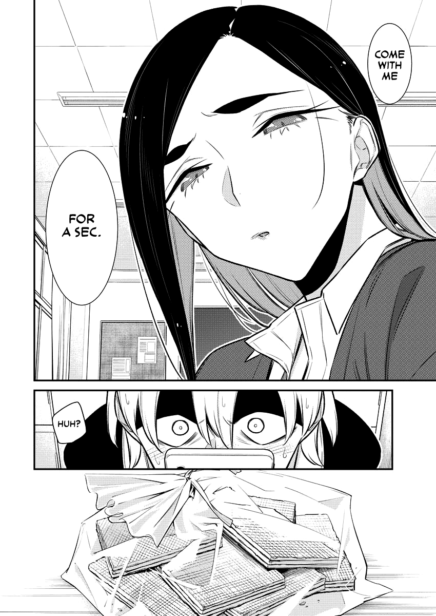 Yancha Gal no Anjou-san Chapter 129 page 4 - Chapter 129: Toyoda-san Likes Wafers (Lie)