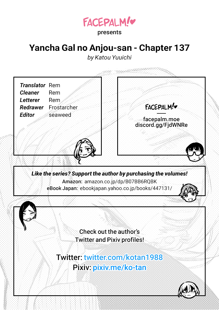 Yancha Gal no Anjou-san Chapter 137 page 15 - Chapter 137: Seto-kun Won't Forgive Him