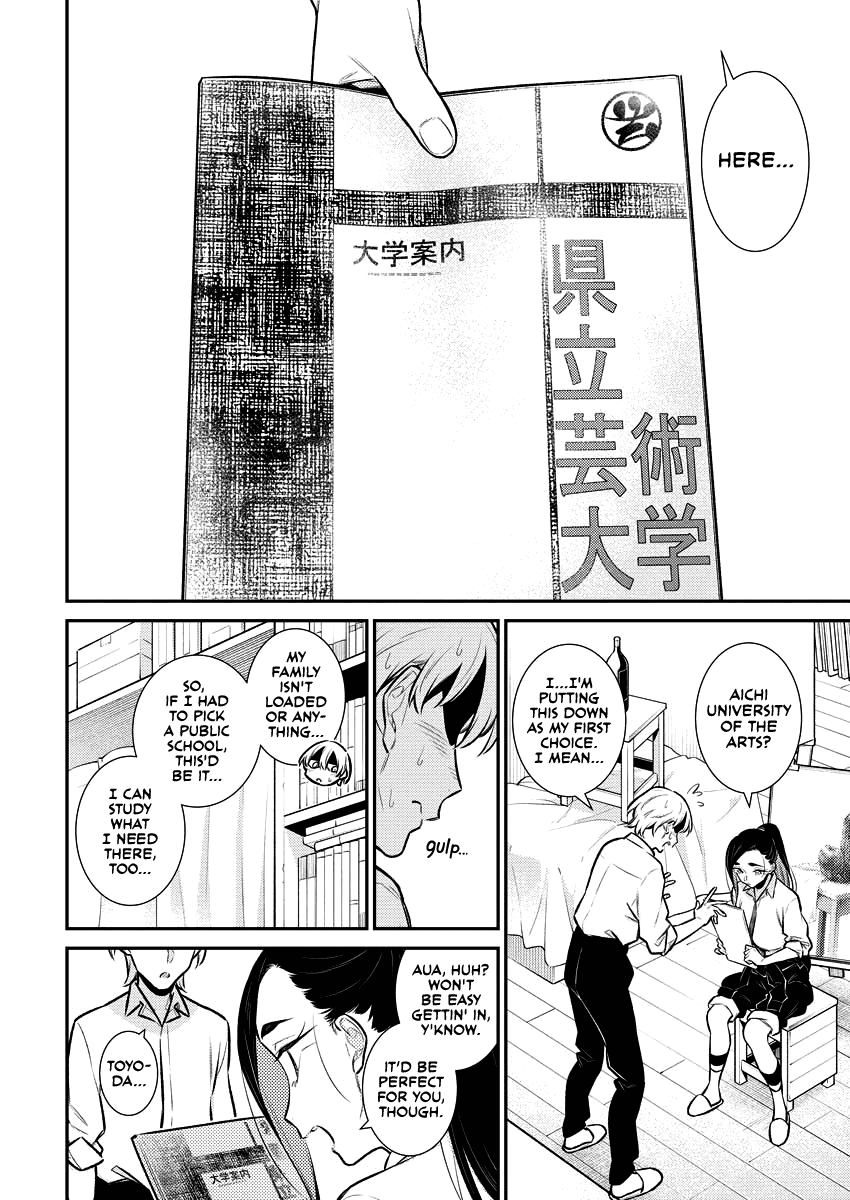 Yancha Gal no Anjou-san Chapter 141 page 8 - Chapter 141: Toyoda-san's Career Survey