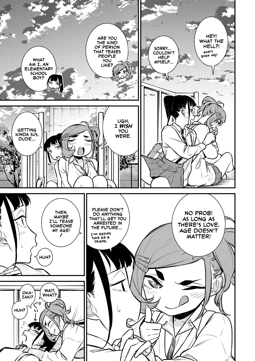 Yancha Gal no Anjou-san Chapter 143.5 page 9 - Chapter 143.5: The Sweet Days of Okazaki-san and Kariya-san