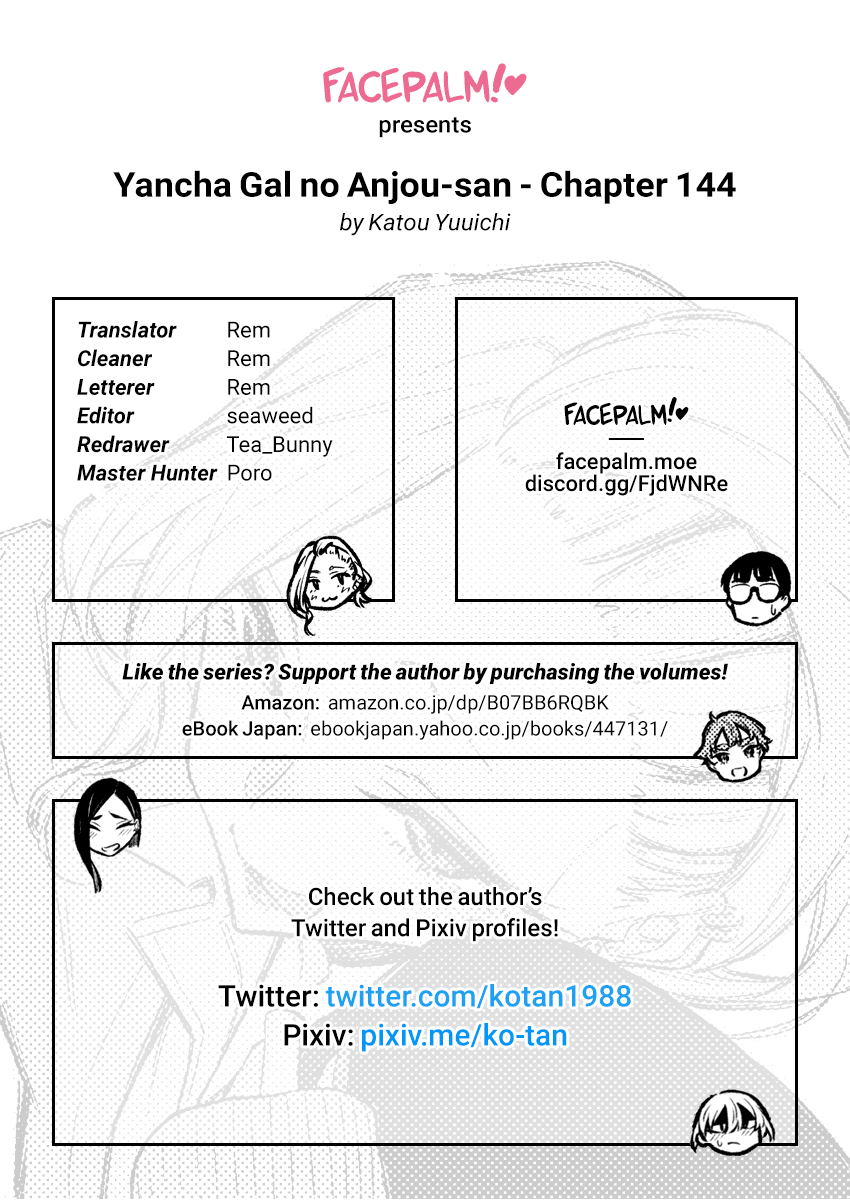 Yancha Gal no Anjou-san Chapter 144 page 15 - Chapter 144: Seto-kun Can't Help Falling in Love