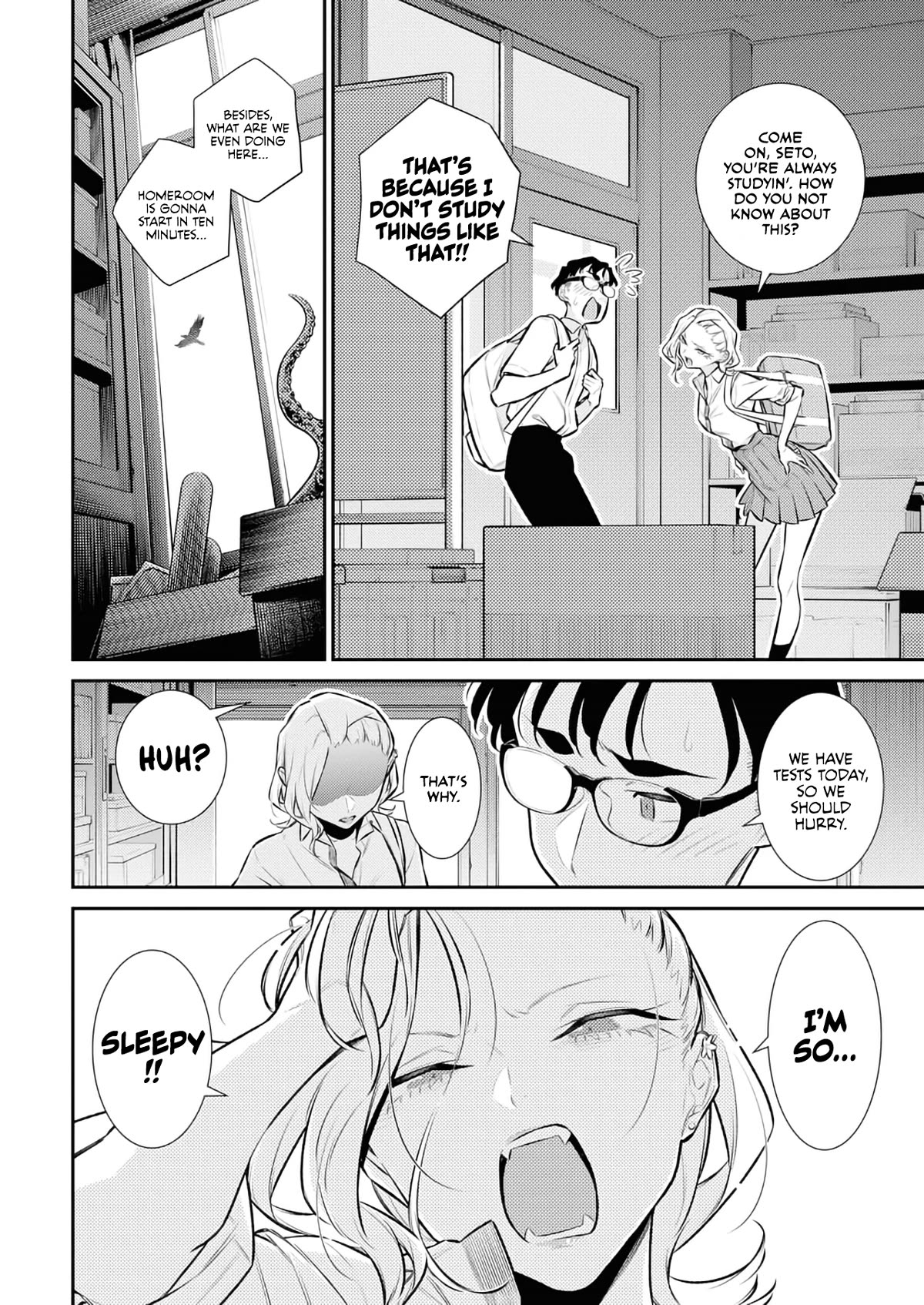 Yancha Gal no Anjou-san Chapter 160 page 4 - Chapter 160: Anjou-san is Very Sleep Deprived