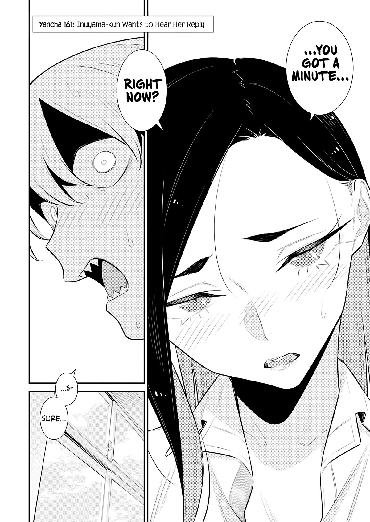 Yancha Gal no Anjou-san Chapter 161 page 4 - Chapter 161: Inuyama-kun Wants to Hear Her Reply