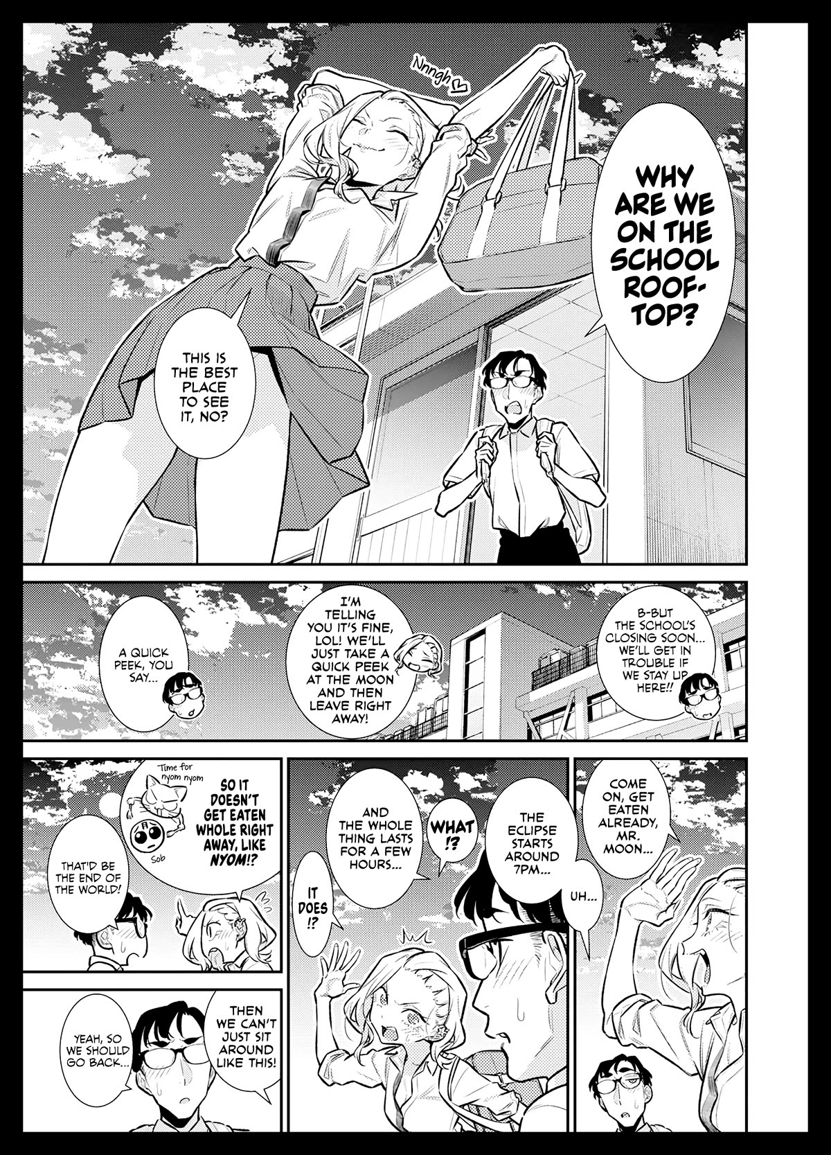 Yancha Gal no Anjou-san Chapter 163 page 3 - Chapter 163: Anjou-san Wants to See a Beautiful Moon