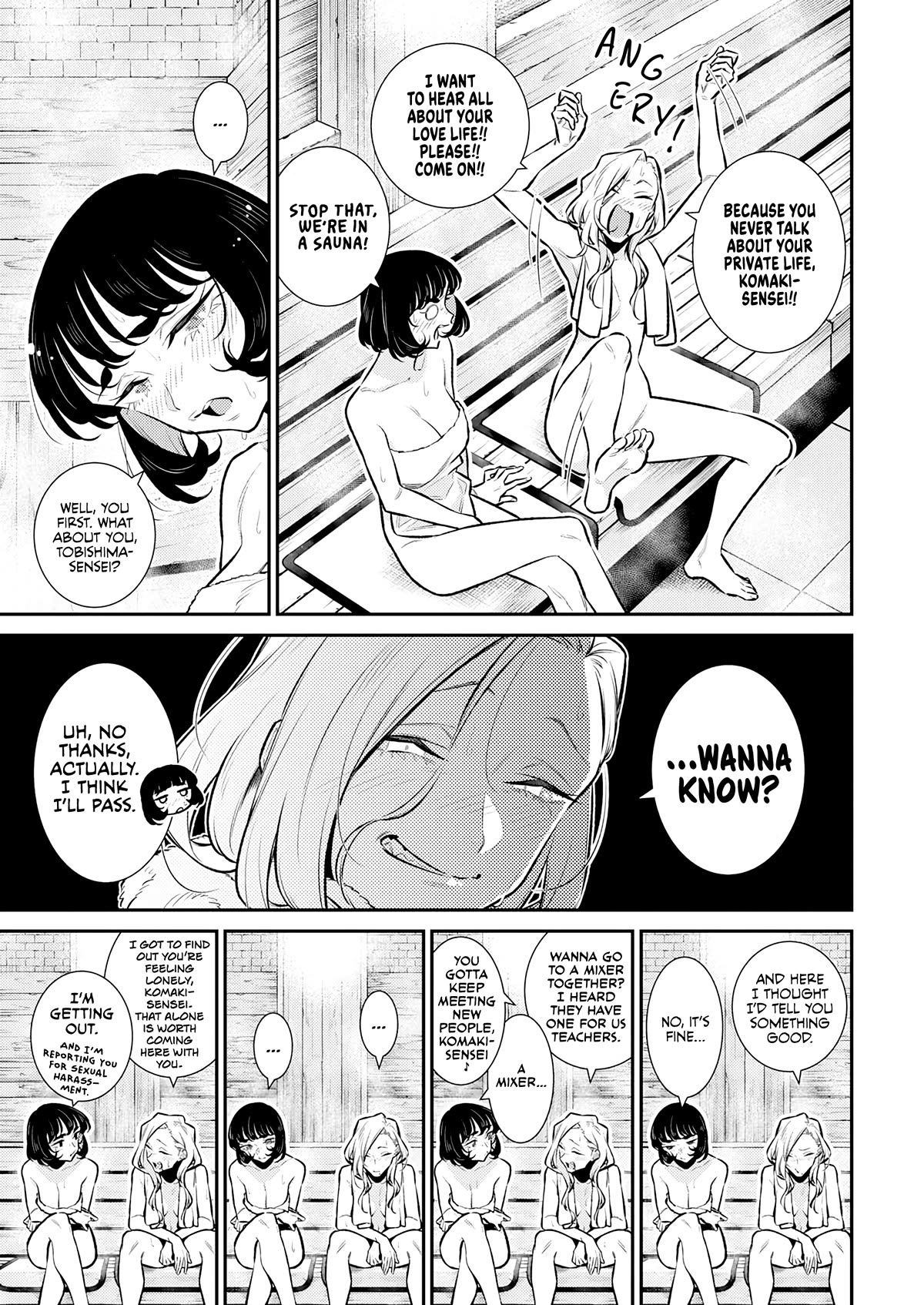 Yancha Gal no Anjou-san Chapter 165.5 page 7 - Chapter 165.5: Komaki-sensei Doesn't Want to be Cold-shocked