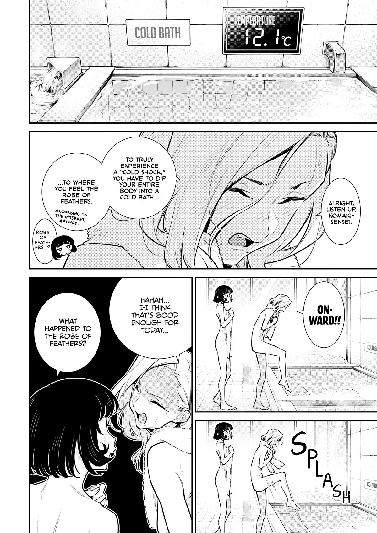 Yancha Gal no Anjou-san Chapter 165.5 page 8 - Chapter 165.5: Komaki-sensei Doesn't Want to be Cold-shocked