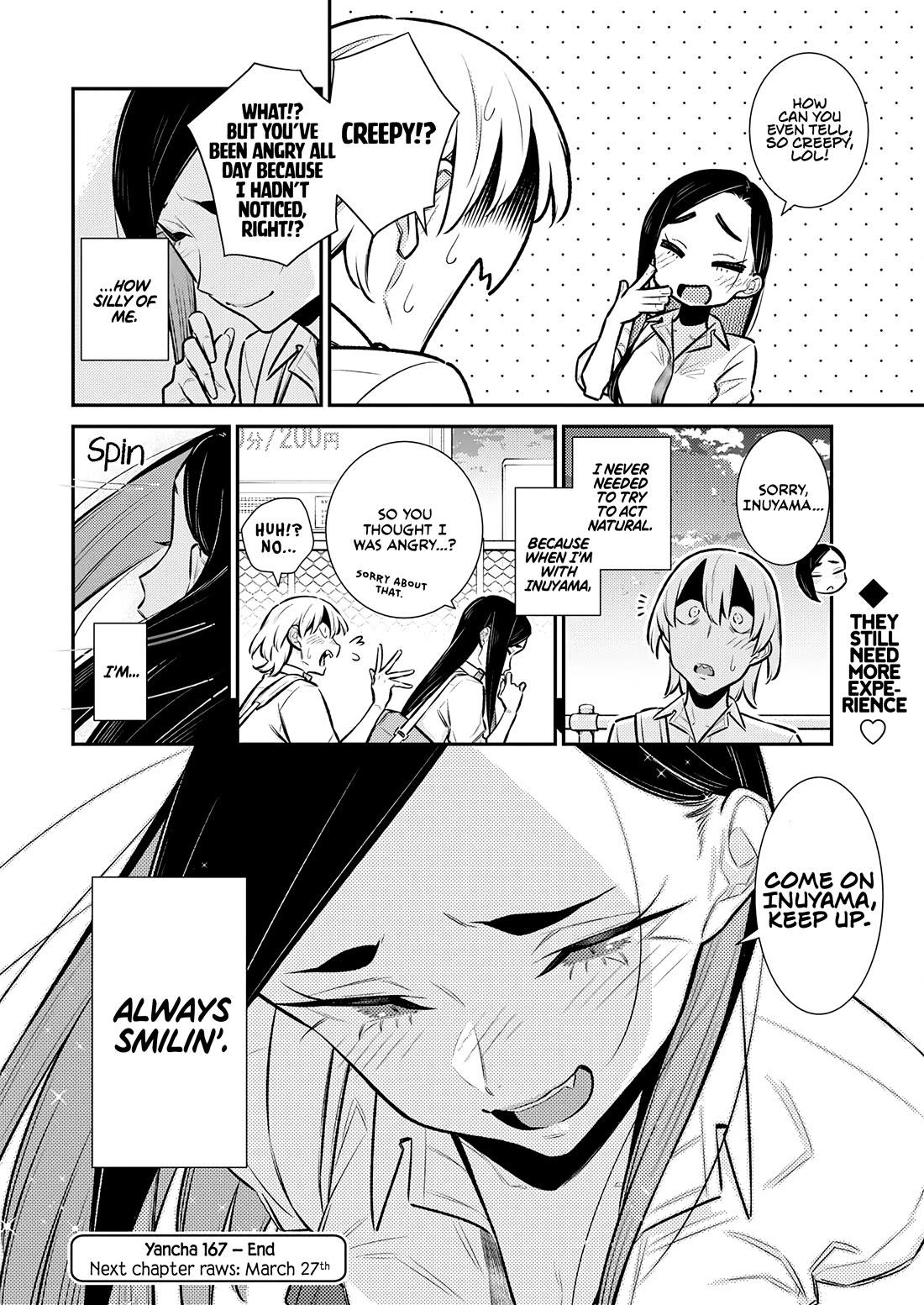 Yancha Gal no Anjou-san Chapter 167 page 14 - Chapter 167: Toyoda-san and Inuyama-kun's First-day — Toyoda-san's Side