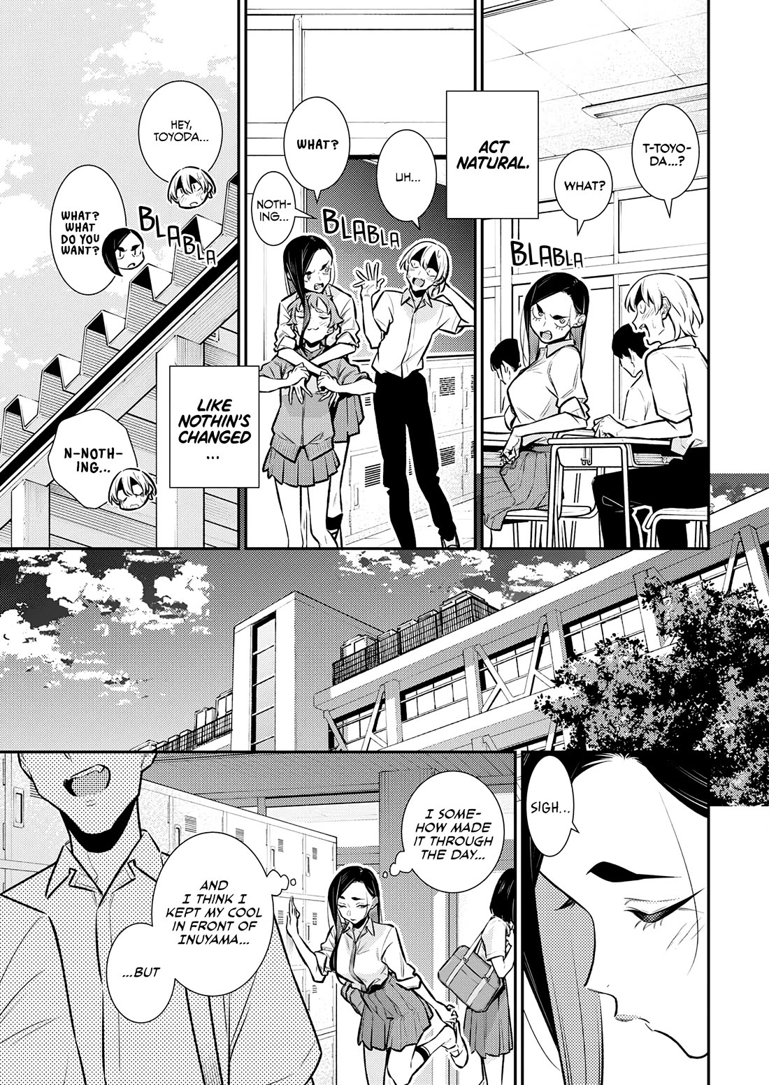 Yancha Gal no Anjou-san Chapter 167 page 7 - Chapter 167: Toyoda-san and Inuyama-kun's First-day — Toyoda-san's Side