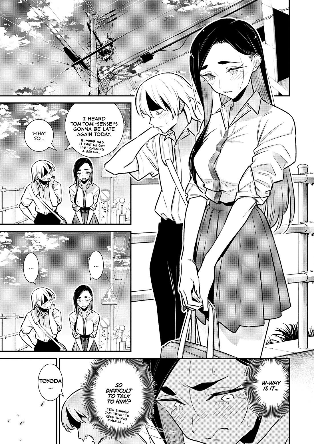 Yancha Gal no Anjou-san Chapter 167 page 9 - Chapter 167: Toyoda-san and Inuyama-kun's First-day — Toyoda-san's Side