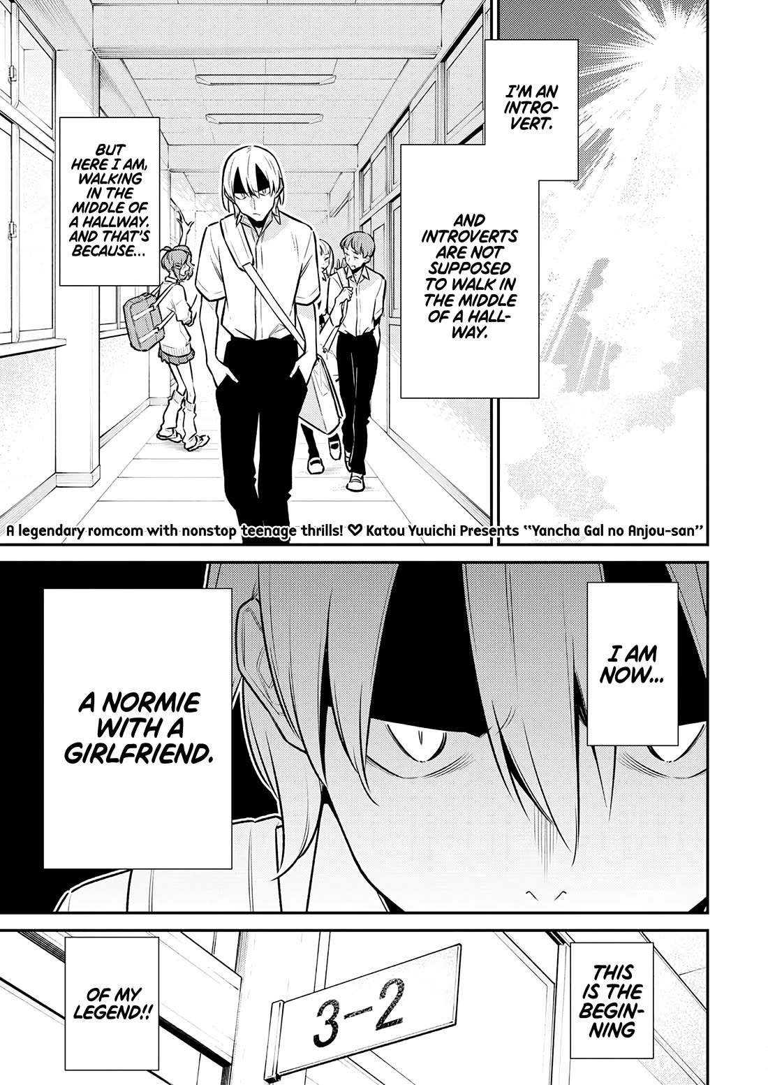 Yancha Gal no Anjou-san Chapter 168 page 1 - Chapter 168: Toyoda-san and Inuyama-kun's First Day — Inuyama-kun's Side