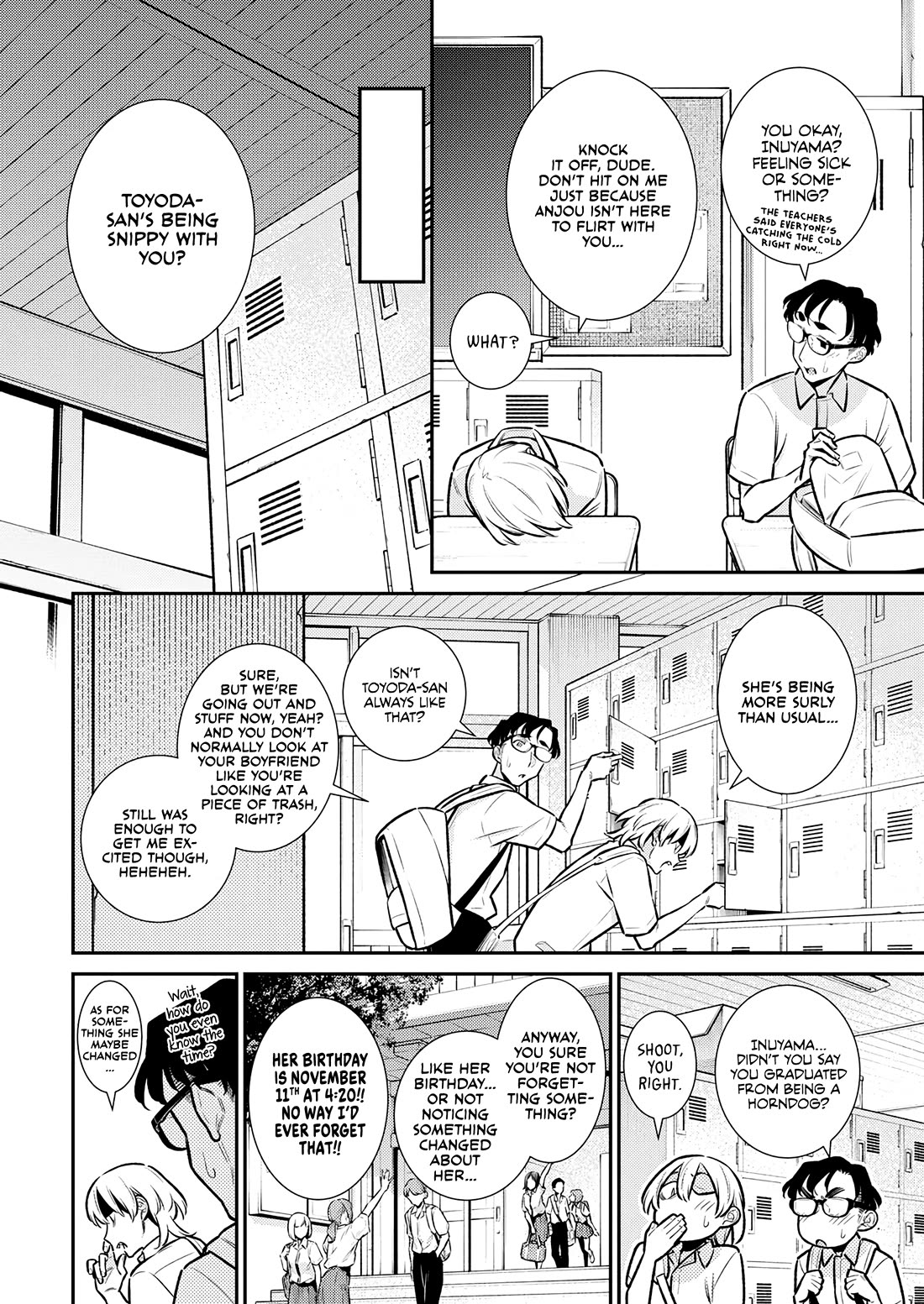 Yancha Gal no Anjou-san Chapter 168 page 4 - Chapter 168: Toyoda-san and Inuyama-kun's First Day — Inuyama-kun's Side