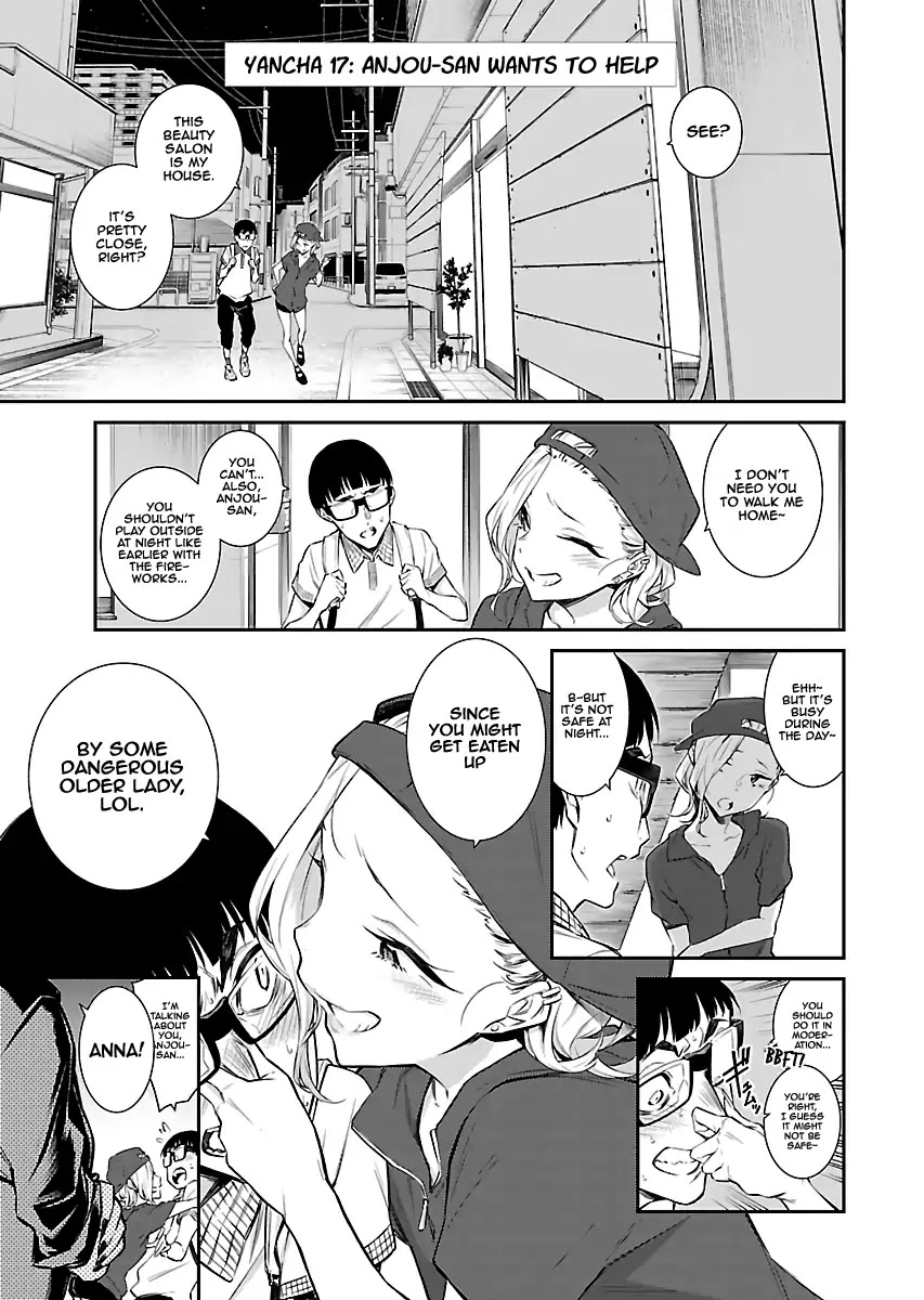 Yancha Gal no Anjou-san Chapter 17 page 1 - Chapter 17: Anjou-san Wants to Help