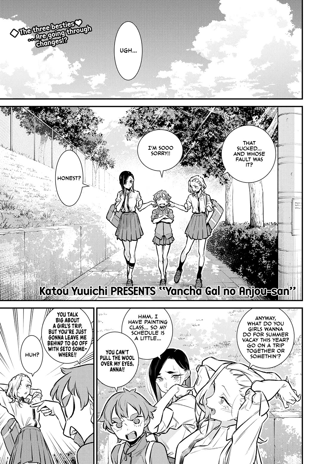 Yancha Gal no Anjou-san Chapter 170 page 1 - Chapter 170: Chita-san Wants to Eat Potteto