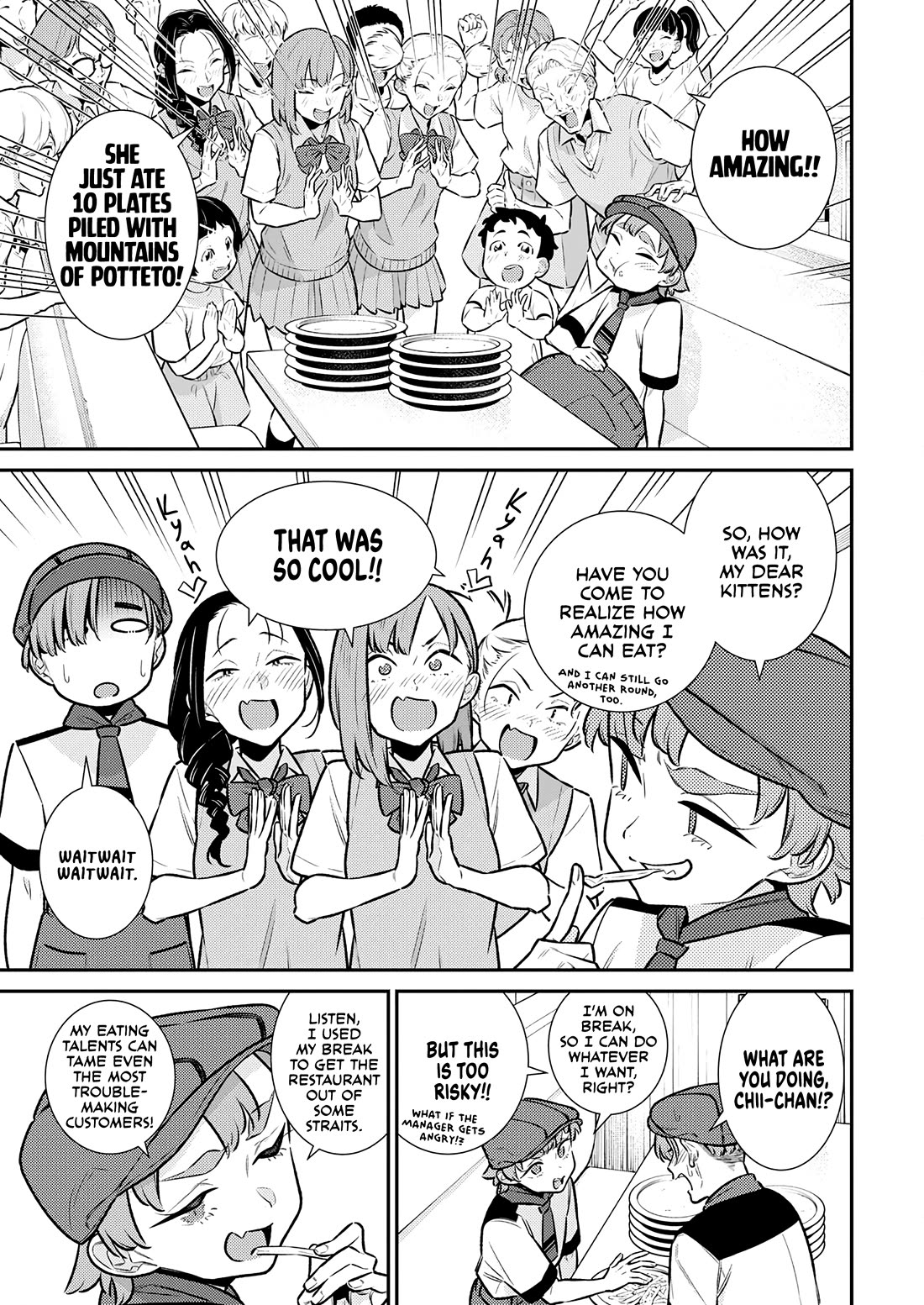 Yancha Gal no Anjou-san Chapter 170 page 13 - Chapter 170: Chita-san Wants to Eat Potteto